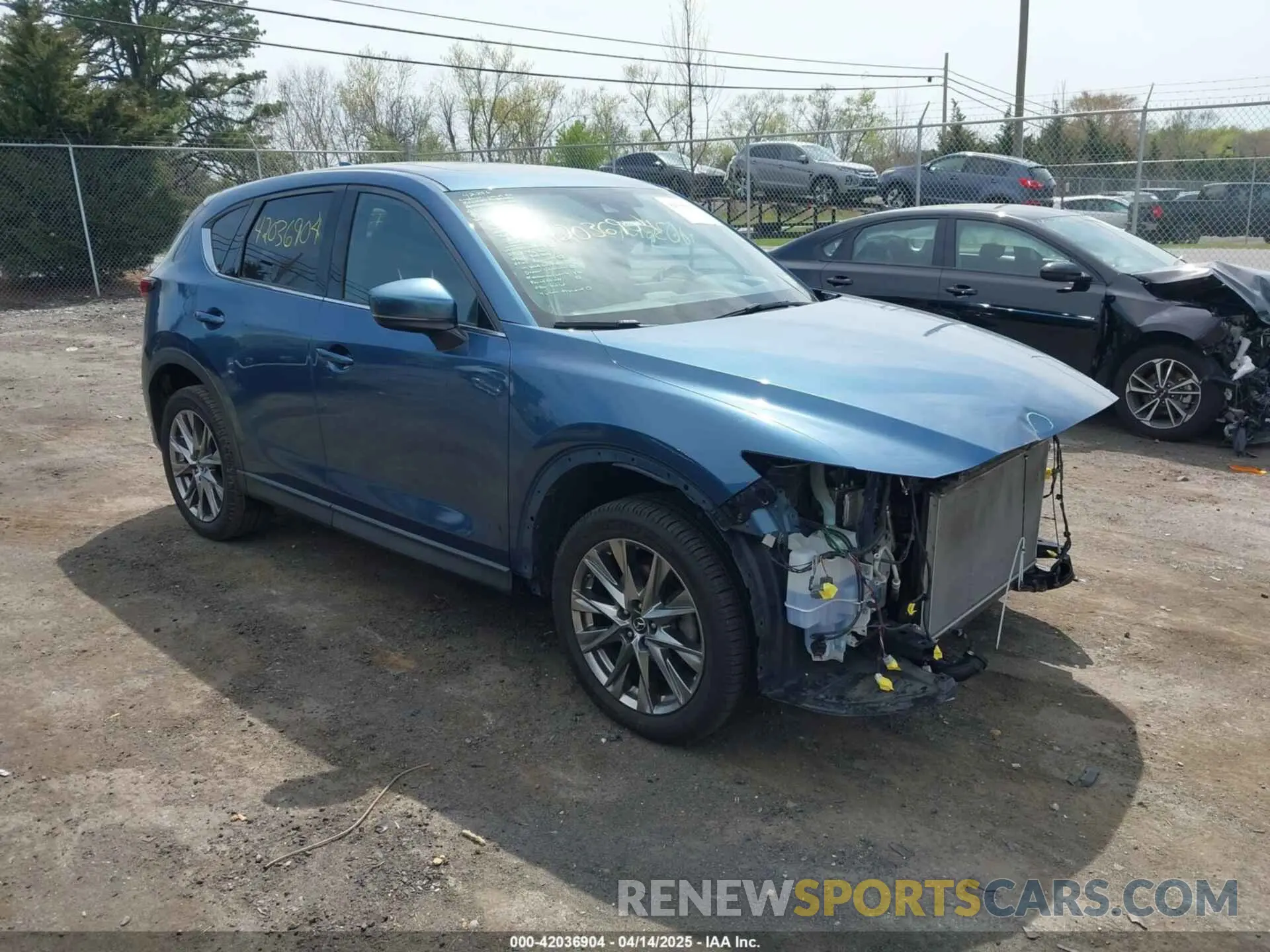 1 Photograph of a damaged car JM3KFBEY1K0512880 MAZDA CX-5 2019
