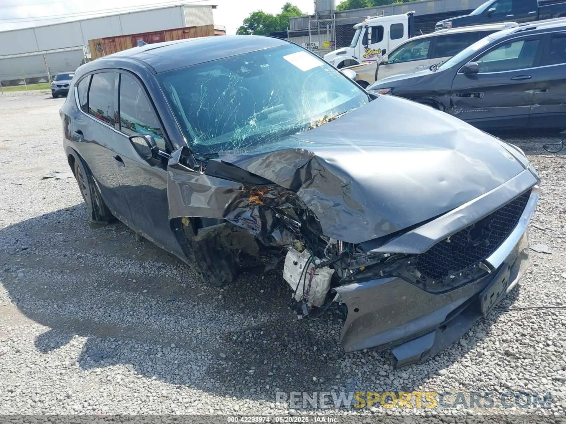 1 Photograph of a damaged car JM3KFBEY3K0630493 MAZDA CX-5 2019