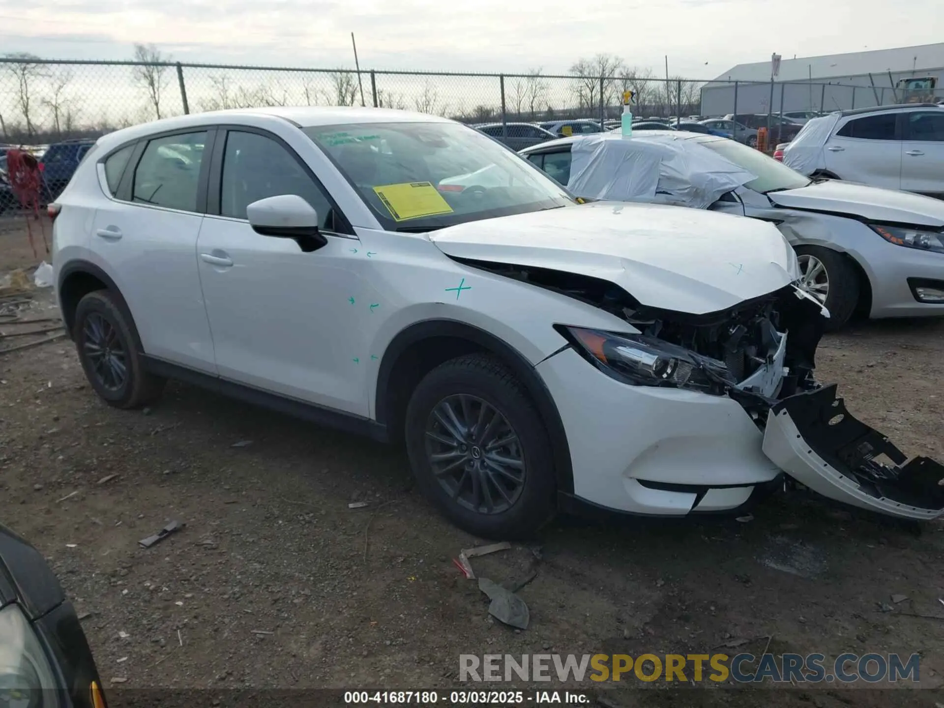 1 Photograph of a damaged car JM3KFABM5L0762930 MAZDA CX-5 2020