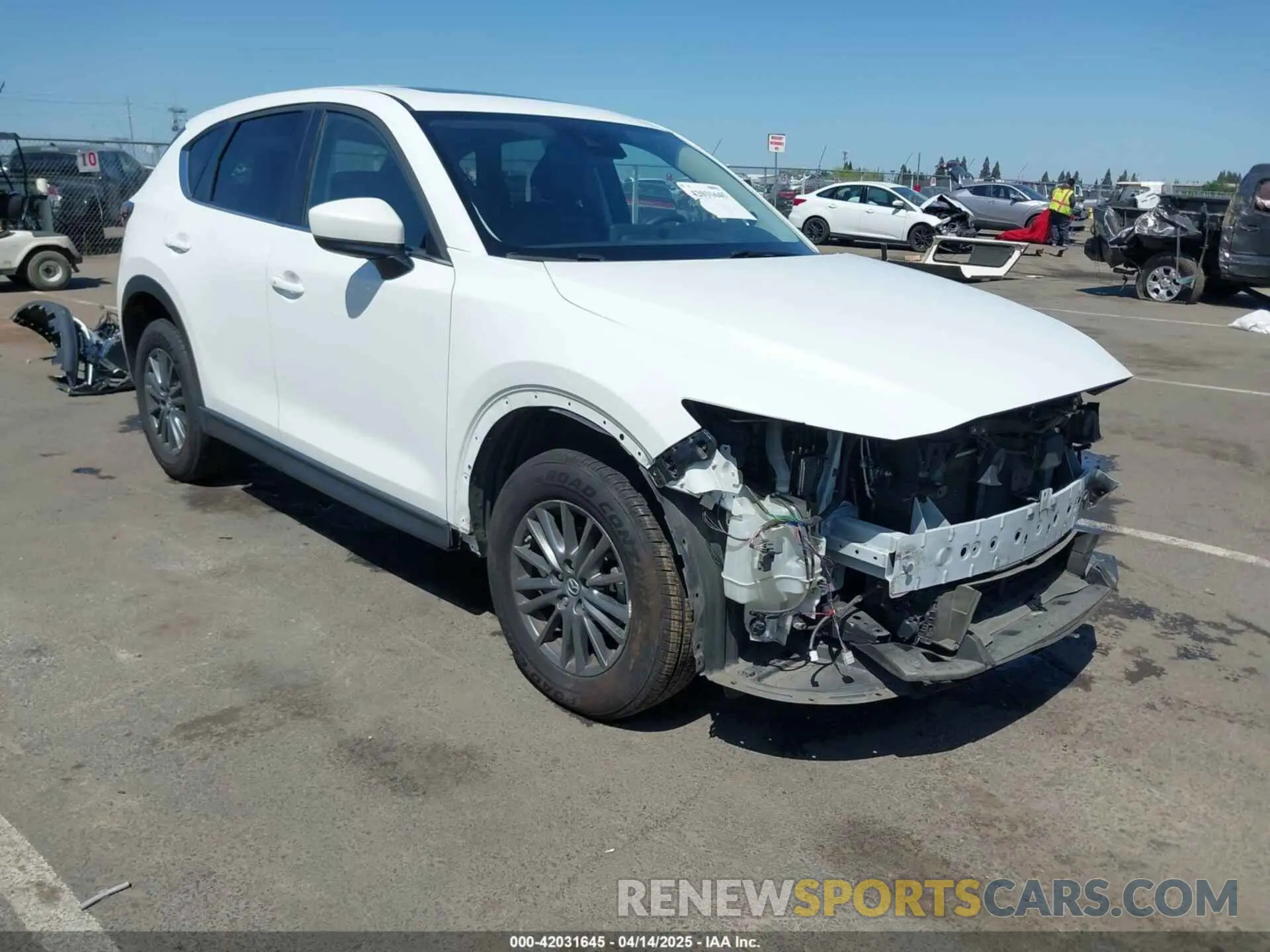 1 Фотография поврежденного автомобиля JM3KFACM0L0807822 MAZDA CX-5 2020