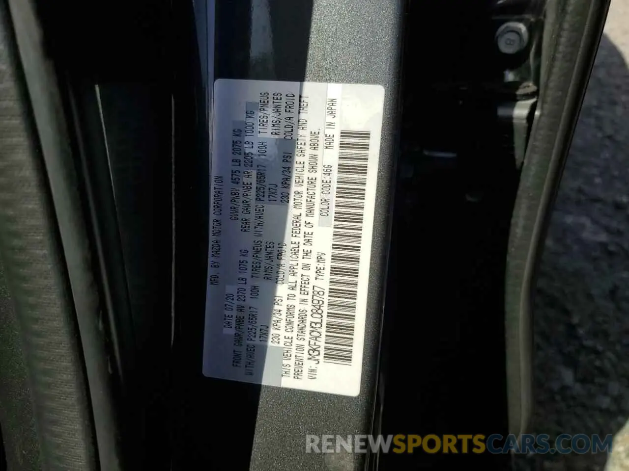 13 Фотография поврежденного автомобиля JM3KFACM3L0849787 MAZDA CX-5 2020
