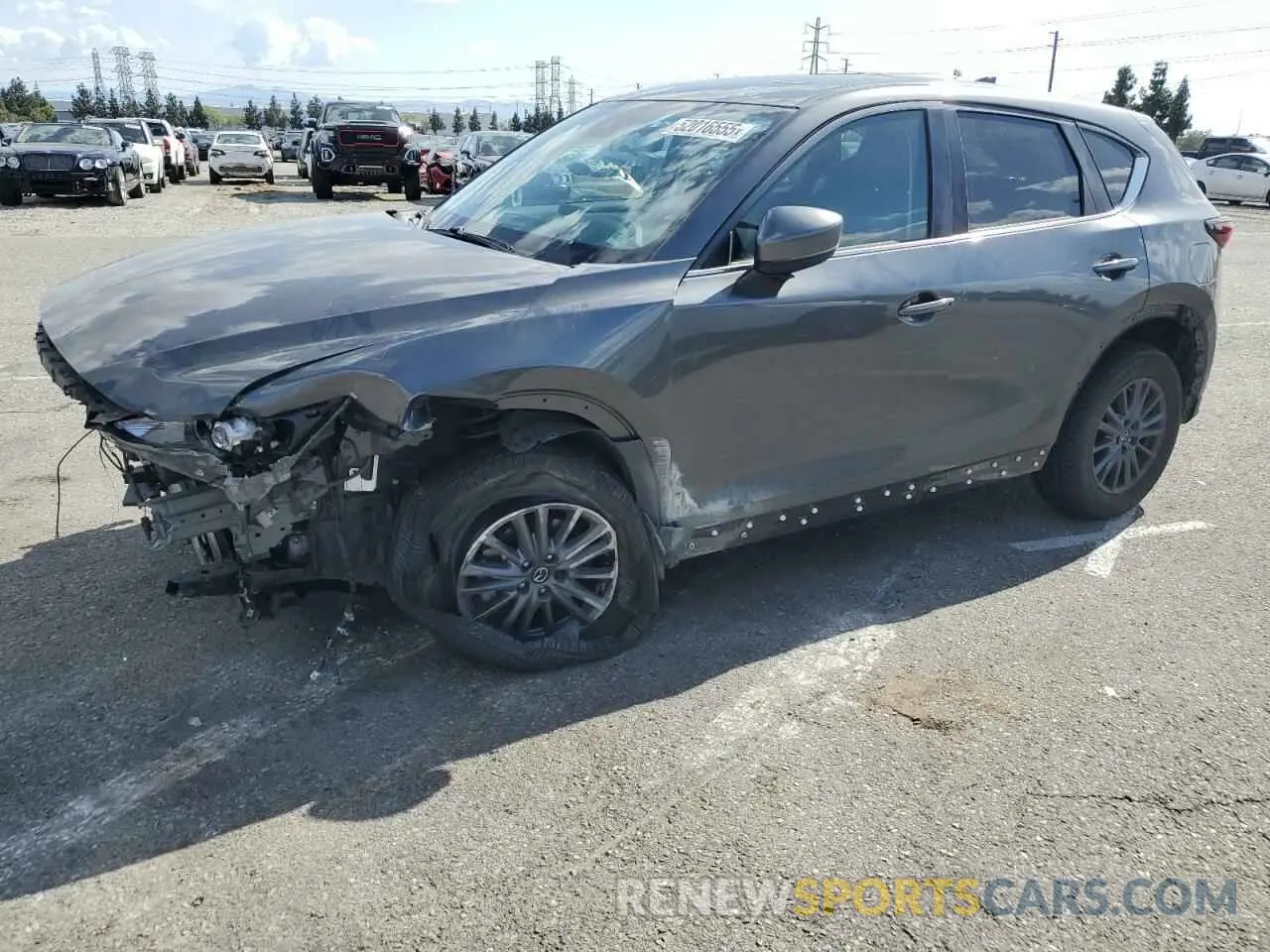 1 Photograph of a damaged car JM3KFACMXL0720056 MAZDA CX-5 2020
