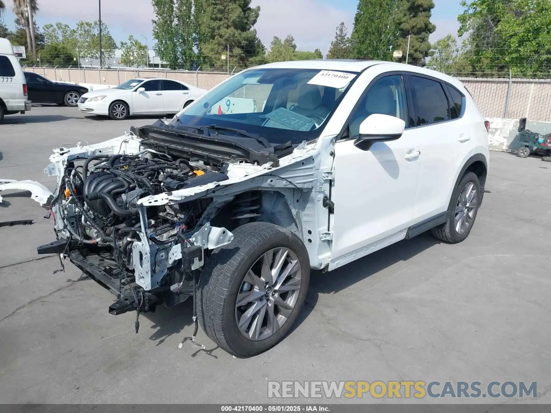2 Фотография поврежденного автомобиля JM3KFADM0L0859059 MAZDA CX-5 2020