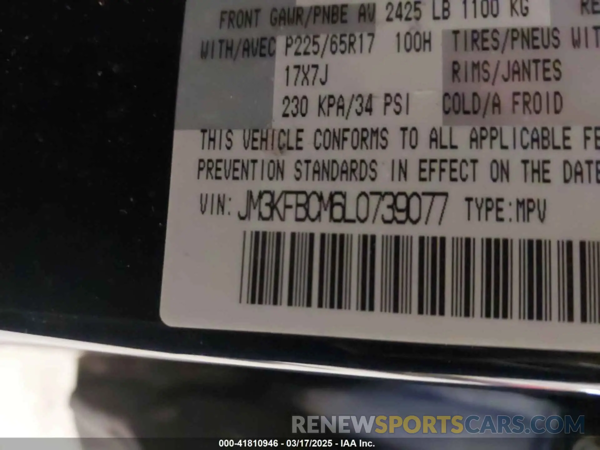 9 Фотография поврежденного автомобиля JM3KFBCM6L0739077 MAZDA CX-5 2020