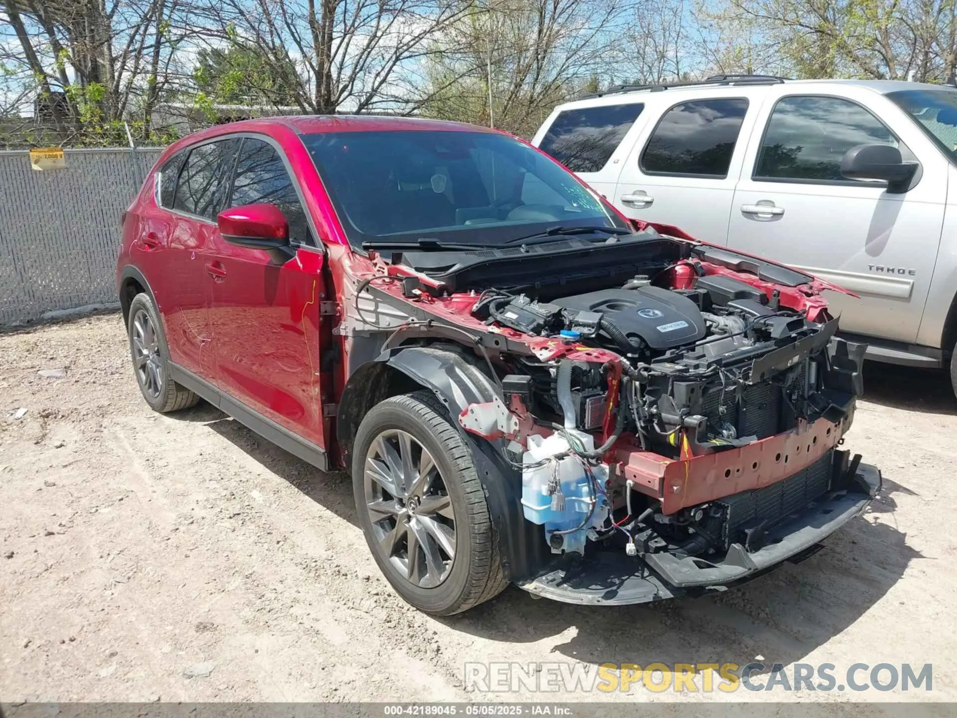 1 Photograph of a damaged car JM3KFBEY6L0738401 MAZDA CX-5 2020
