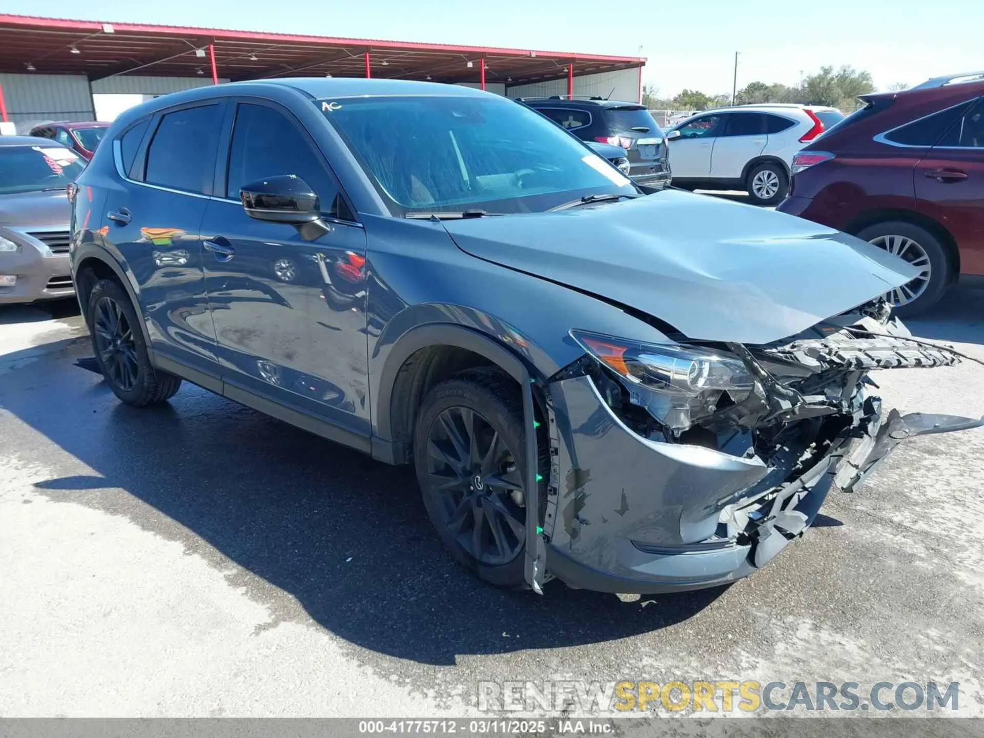 1 Фотография поврежденного автомобиля JM3KFACM1M0317763 MAZDA CX-5 2021