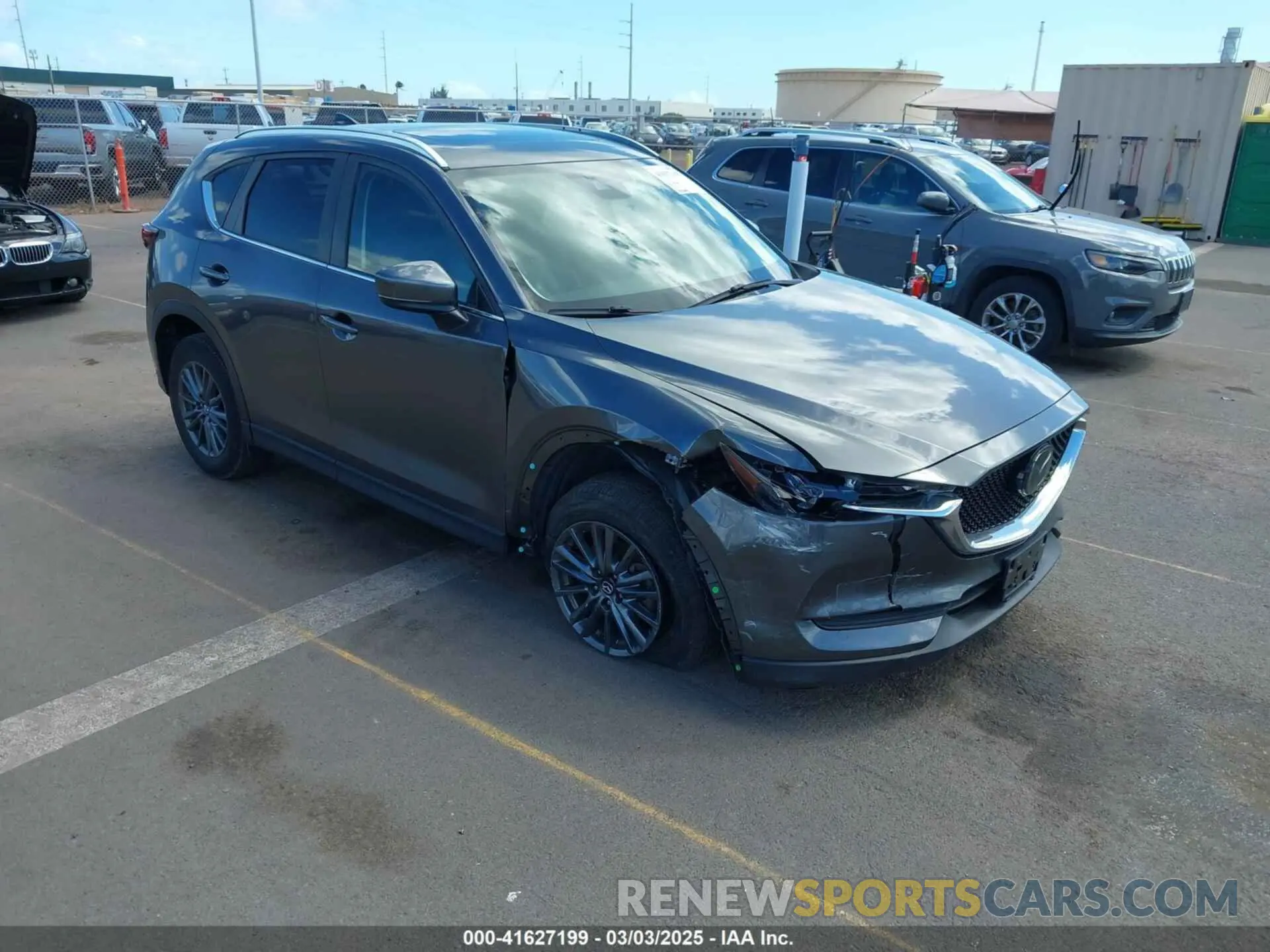 1 Фотография поврежденного автомобиля JM3KFACM2M1348305 MAZDA CX-5 2021