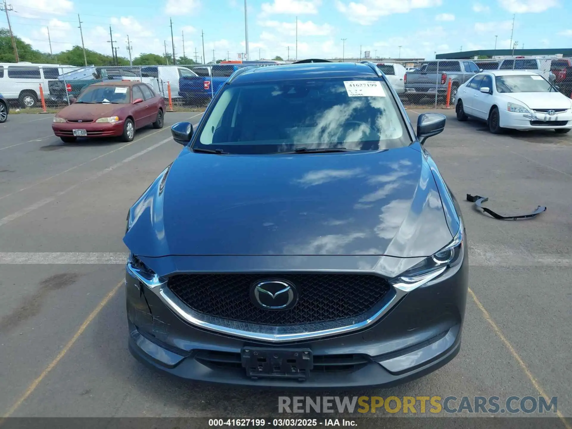 13 Фотография поврежденного автомобиля JM3KFACM2M1348305 MAZDA CX-5 2021