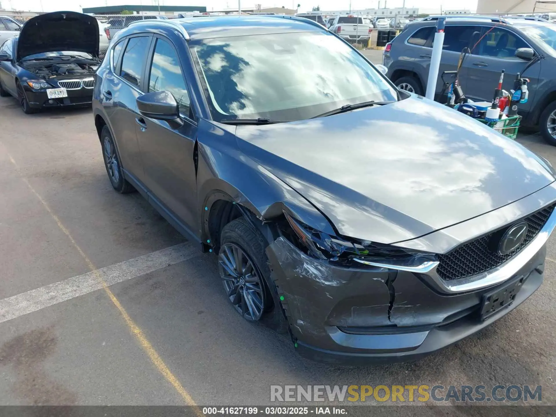 6 Фотография поврежденного автомобиля JM3KFACM2M1348305 MAZDA CX-5 2021