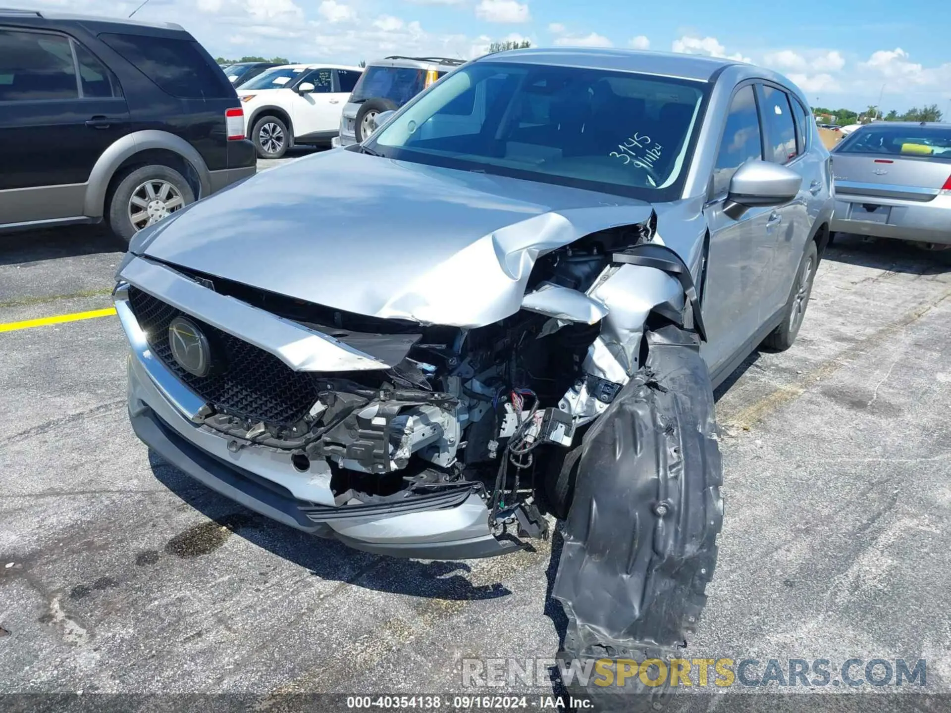 16 Photograph of a damaged car JM3KFACM4M0303145 MAZDA CX-5 2021