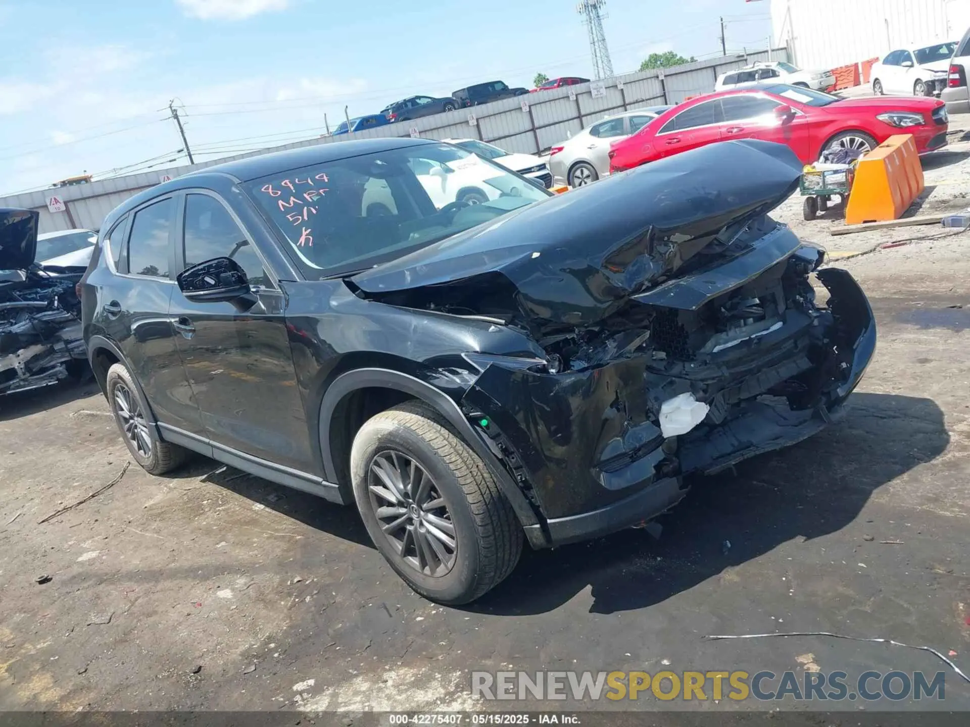 1 Фотография поврежденного автомобиля JM3KFACM4M0328949 MAZDA CX-5 2021