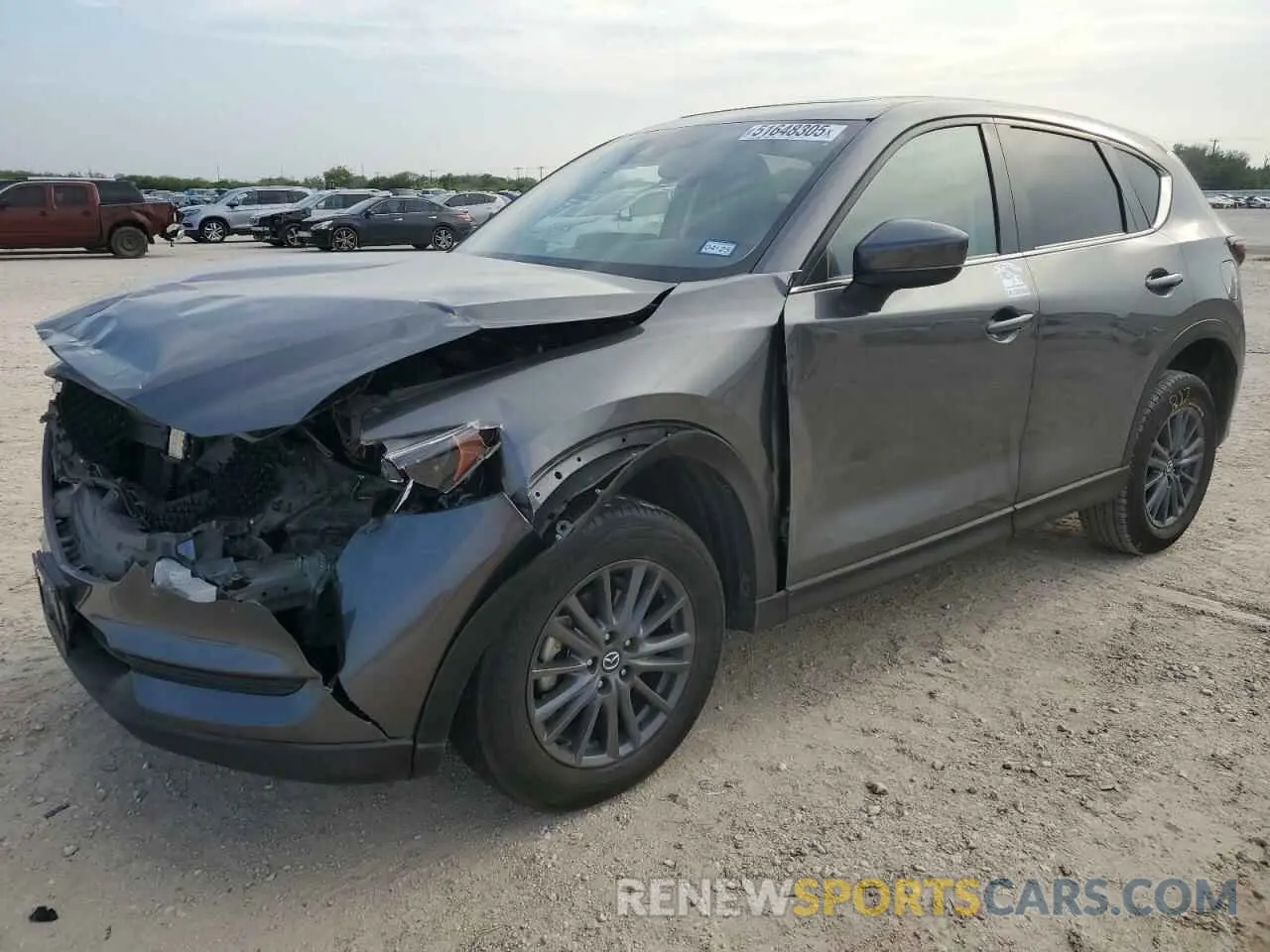 1 Фотография поврежденного автомобиля JM3KFACM7M1390100 MAZDA CX-5 2021