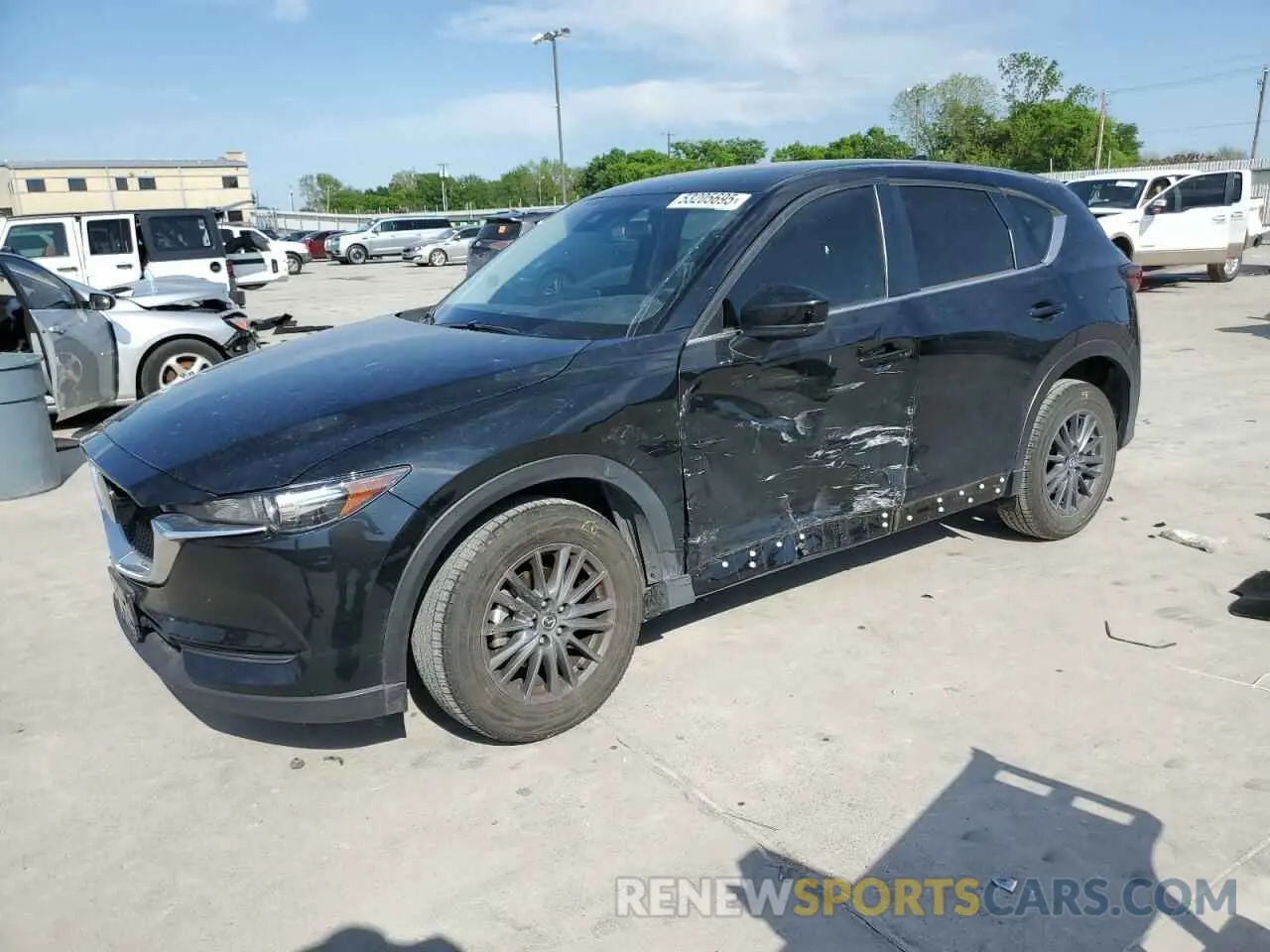 1 Фотография поврежденного автомобиля JM3KFACM8M0312897 MAZDA CX-5 2021