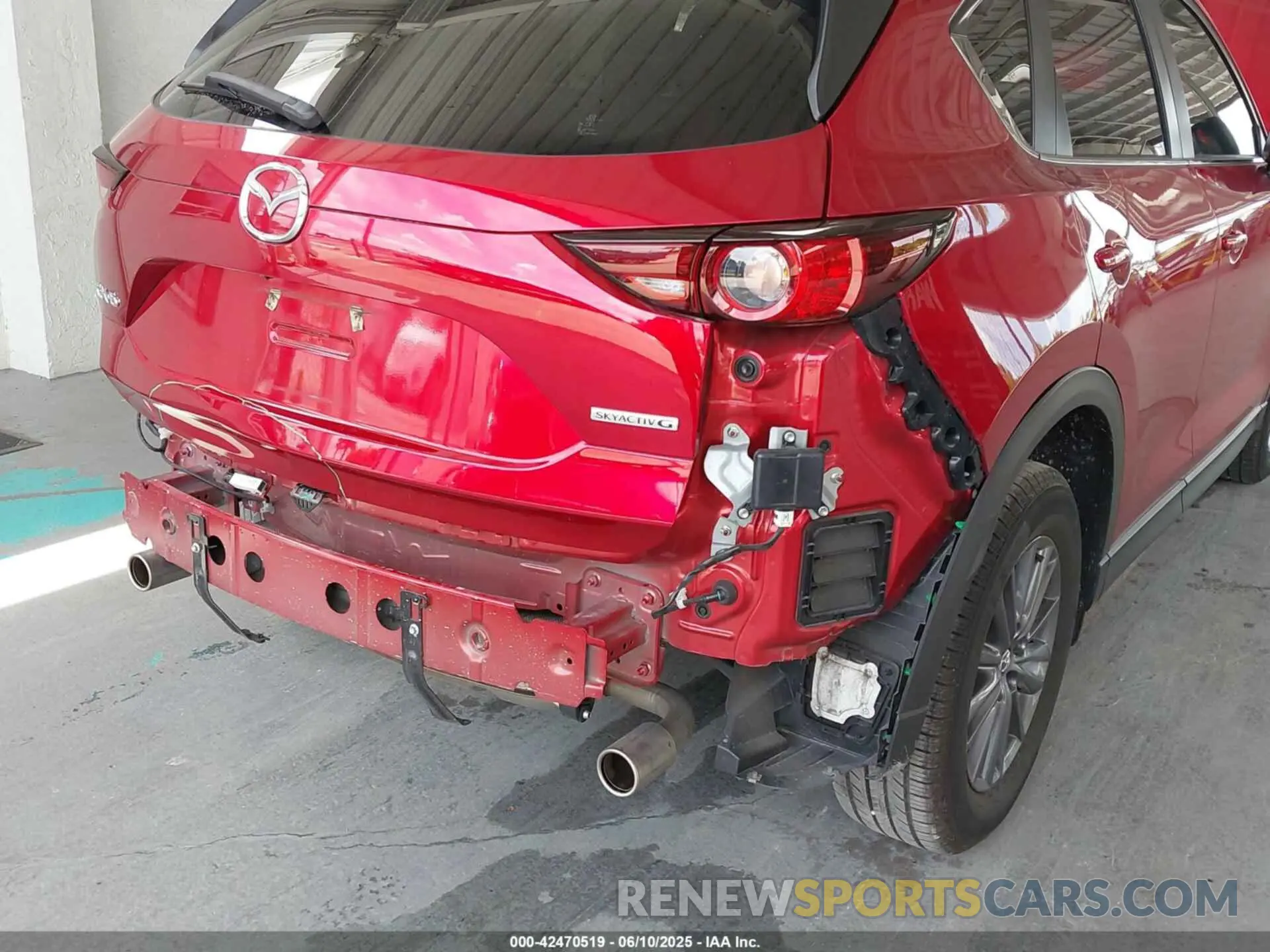 6 Фотография поврежденного автомобиля JM3KFACM8M1305118 MAZDA CX-5 2021