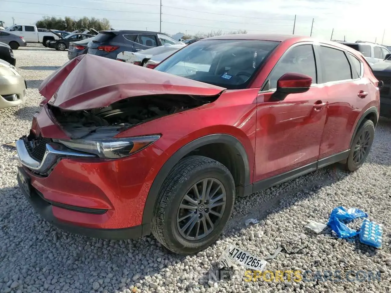 1 Photograph of a damaged car JM3KFACM9M0391125 MAZDA CX-5 2021