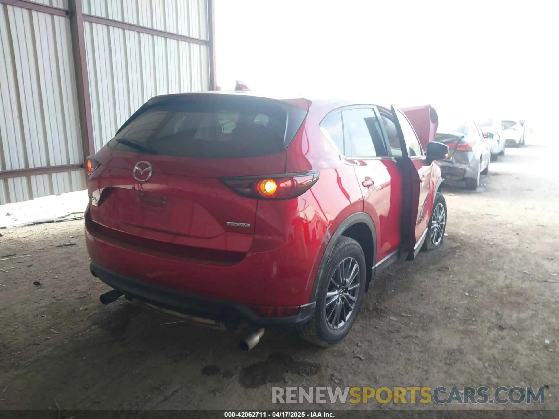 4 Photograph of a damaged car JM3KFACM9M0398978 MAZDA CX-5 2021