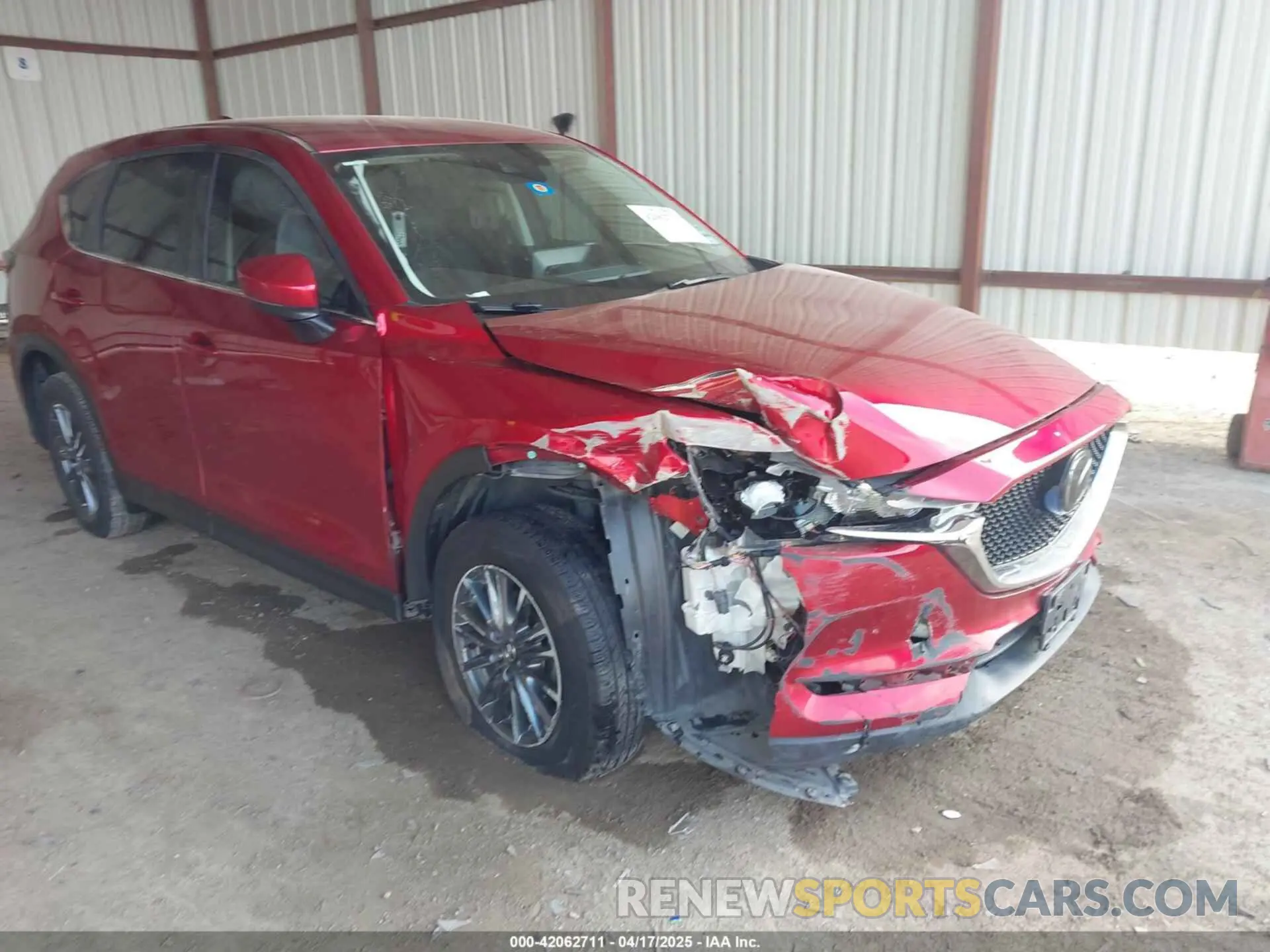 6 Photograph of a damaged car JM3KFACM9M0398978 MAZDA CX-5 2021