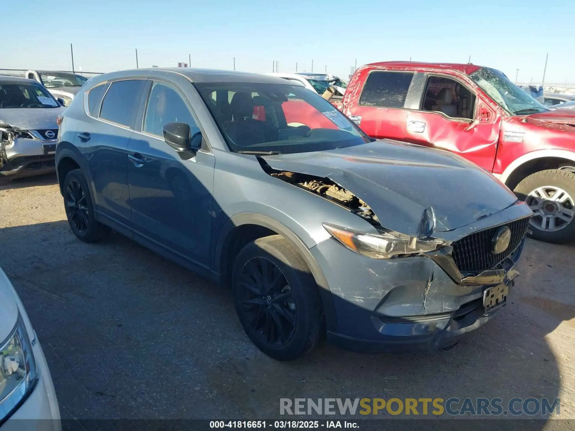 1 Photograph of a damaged car JM3KFACYXM0477711 MAZDA CX-5 2021