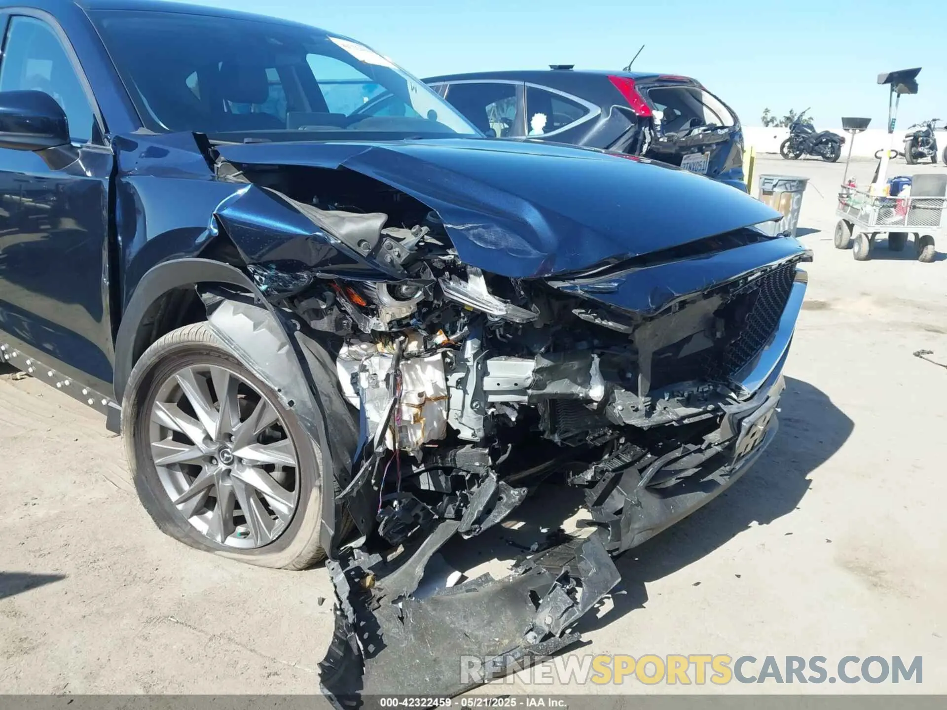 6 Photograph of a damaged car JM3KFADM3M0306858 MAZDA CX-5 2021