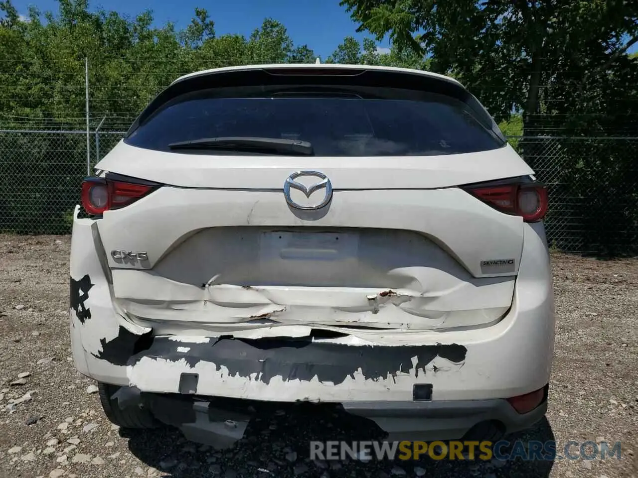 6 Photograph of a damaged car JM3KFADM3M1329809 MAZDA CX-5 2021