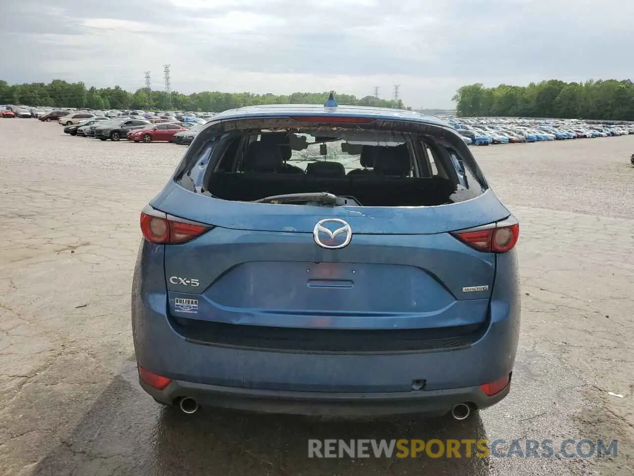 6 Photograph of a damaged car JM3KFADM8M1326582 MAZDA CX-5 2021