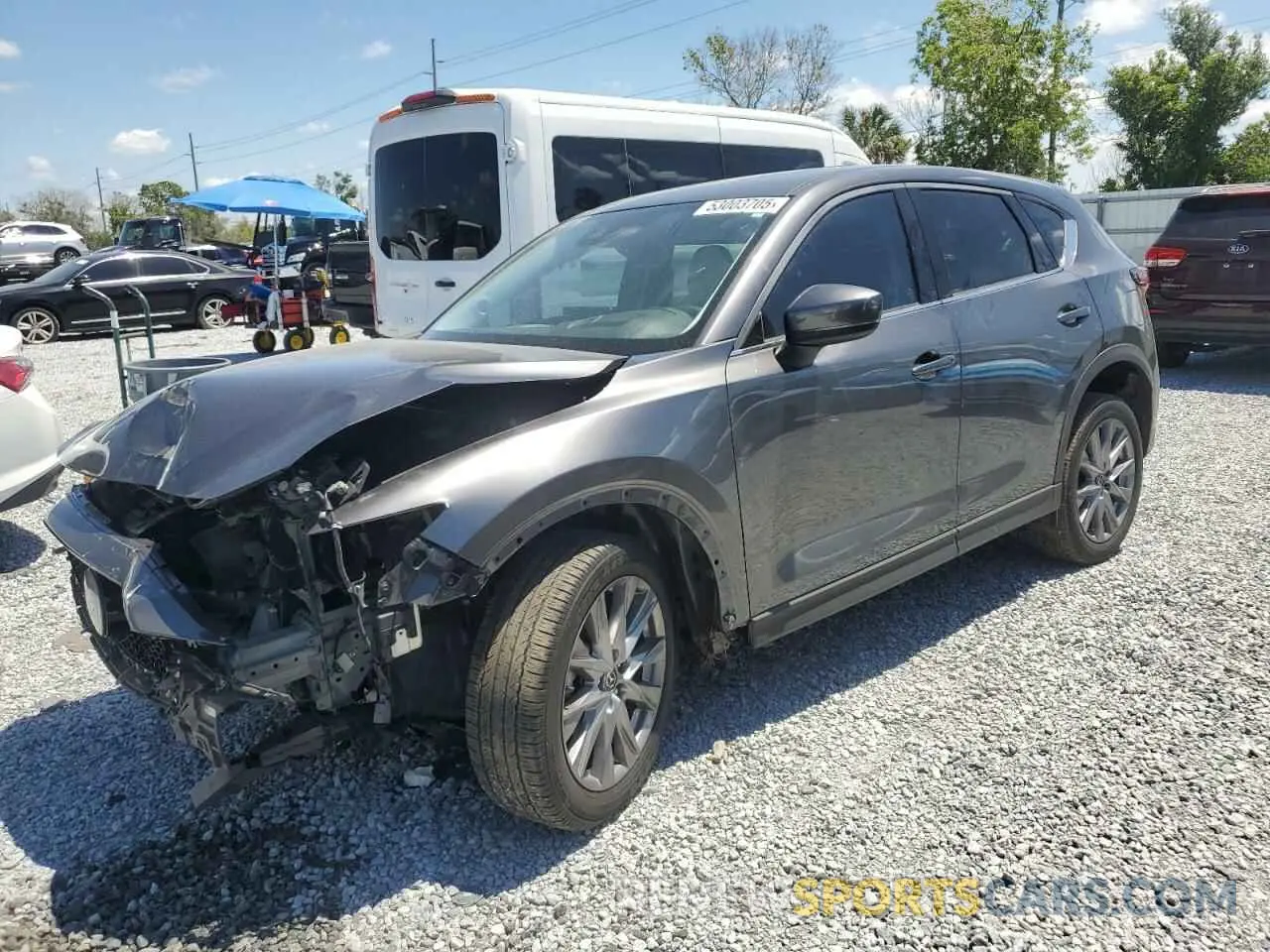 1 Photograph of a damaged car JM3KFADMXM1300565 MAZDA CX-5 2021
