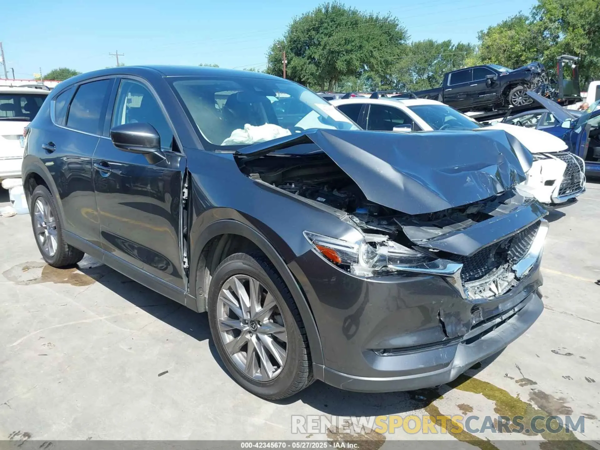 1 Photograph of a damaged car JM3KFBAY6M0336742 MAZDA CX-5 2021