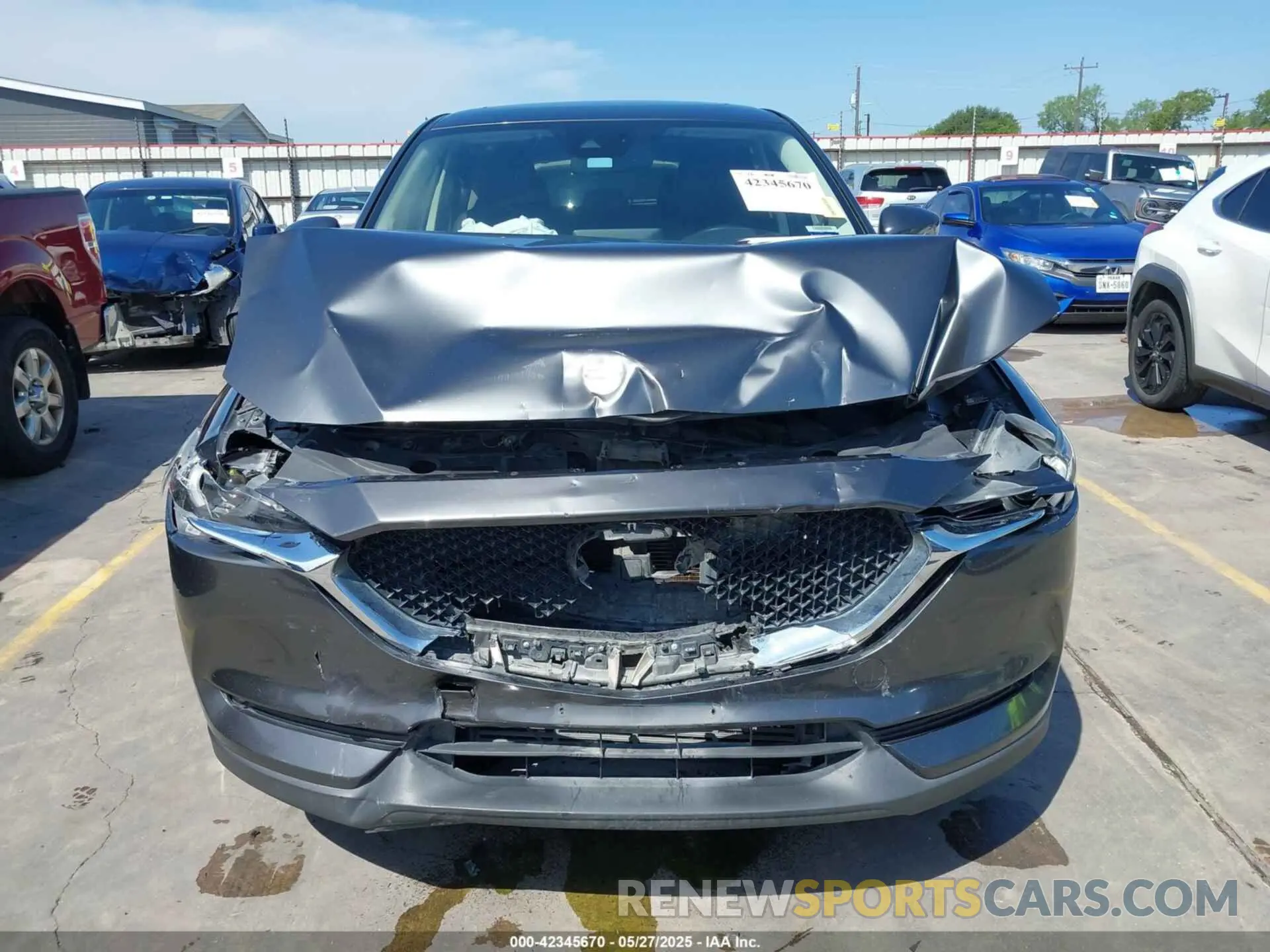 6 Photograph of a damaged car JM3KFBAY6M0336742 MAZDA CX-5 2021