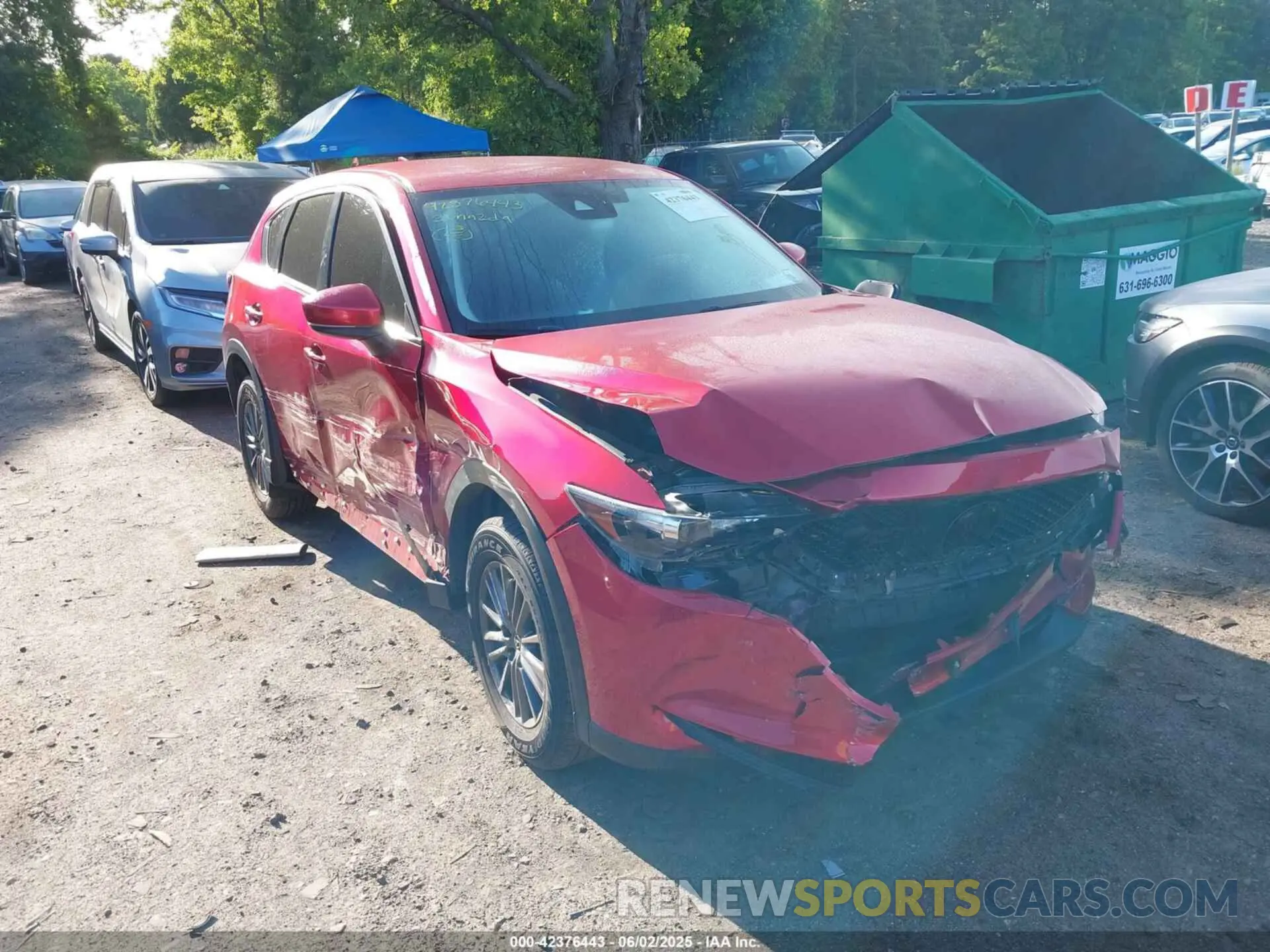 1 Photograph of a damaged car JM3KFBBM5M1300255 MAZDA CX-5 2021
