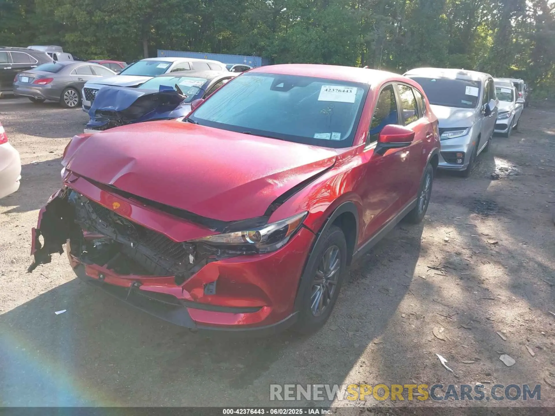 2 Photograph of a damaged car JM3KFBBM5M1300255 MAZDA CX-5 2021