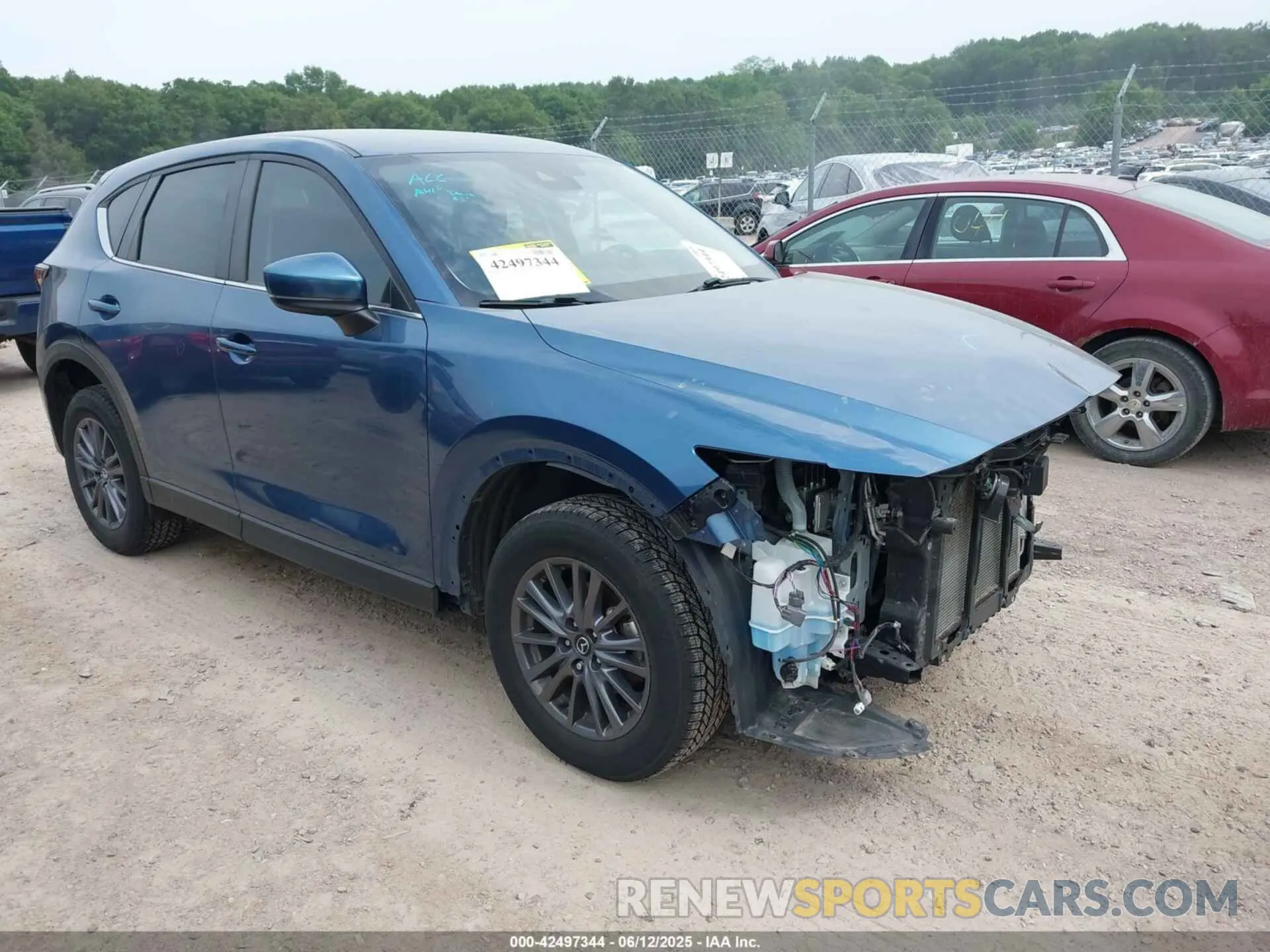 1 Фотография поврежденного автомобиля JM3KFBBM8M0358060 MAZDA CX-5 2021