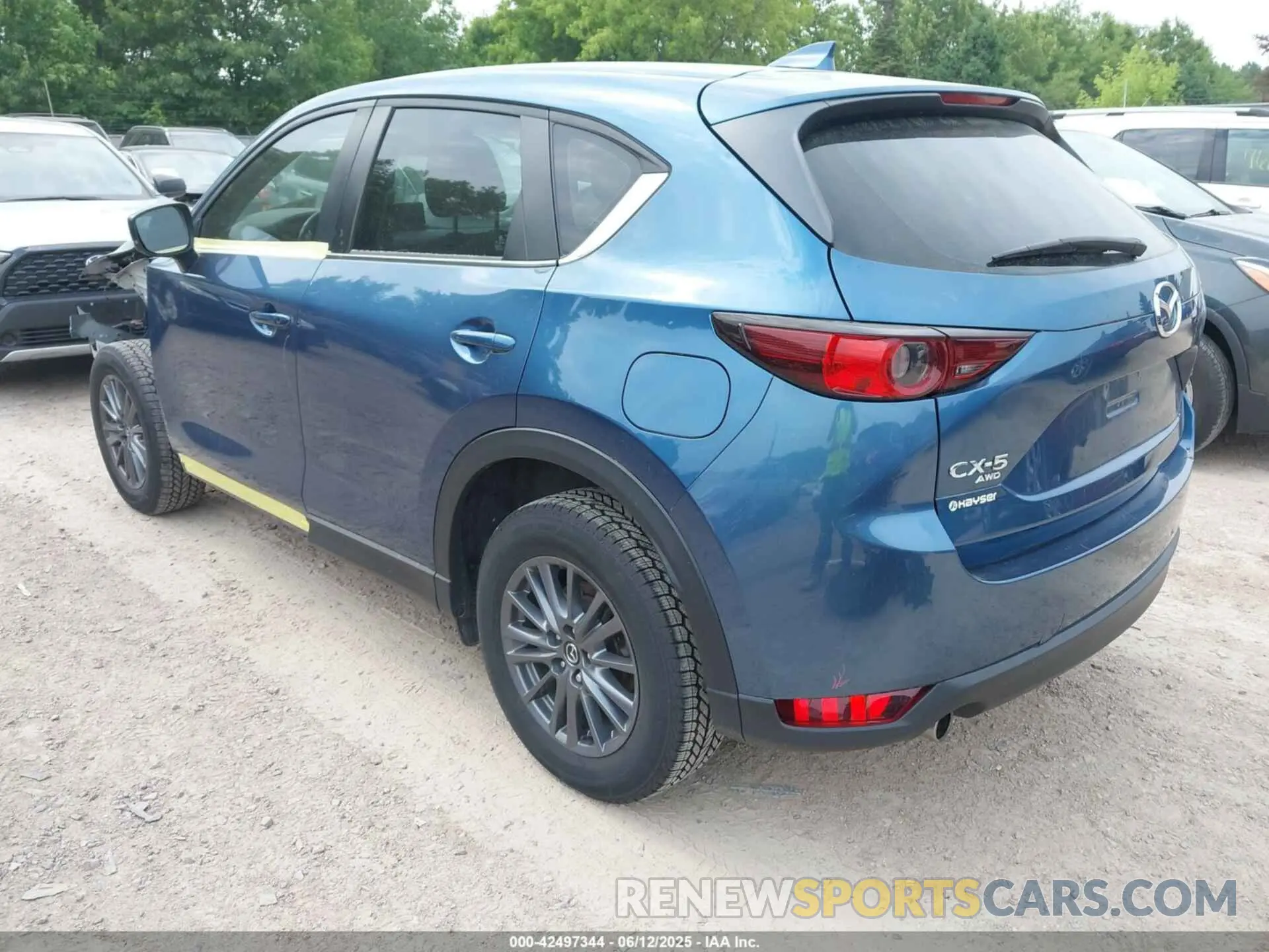 3 Фотография поврежденного автомобиля JM3KFBBM8M0358060 MAZDA CX-5 2021