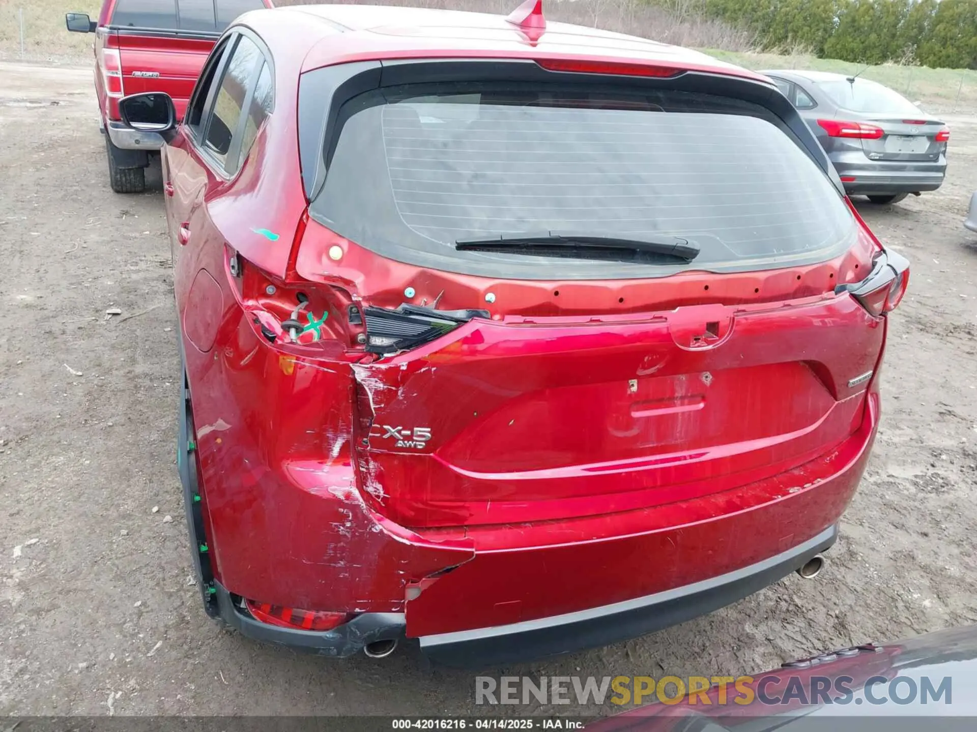 6 Photograph of a damaged car JM3KFBBMXM0405248 MAZDA CX-5 2021