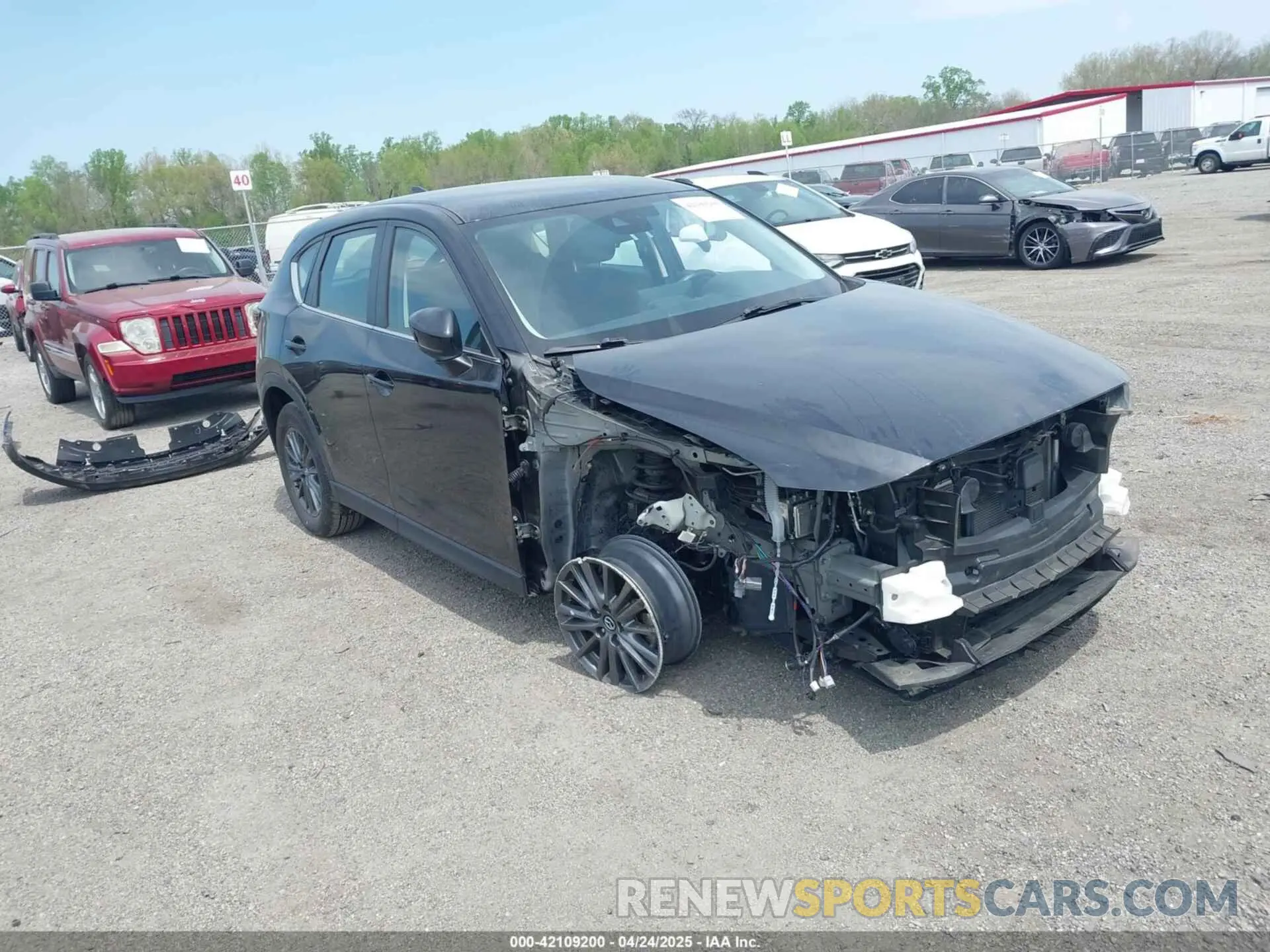 1 Фотография поврежденного автомобиля JM3KFBBMXM1332974 MAZDA CX-5 2021