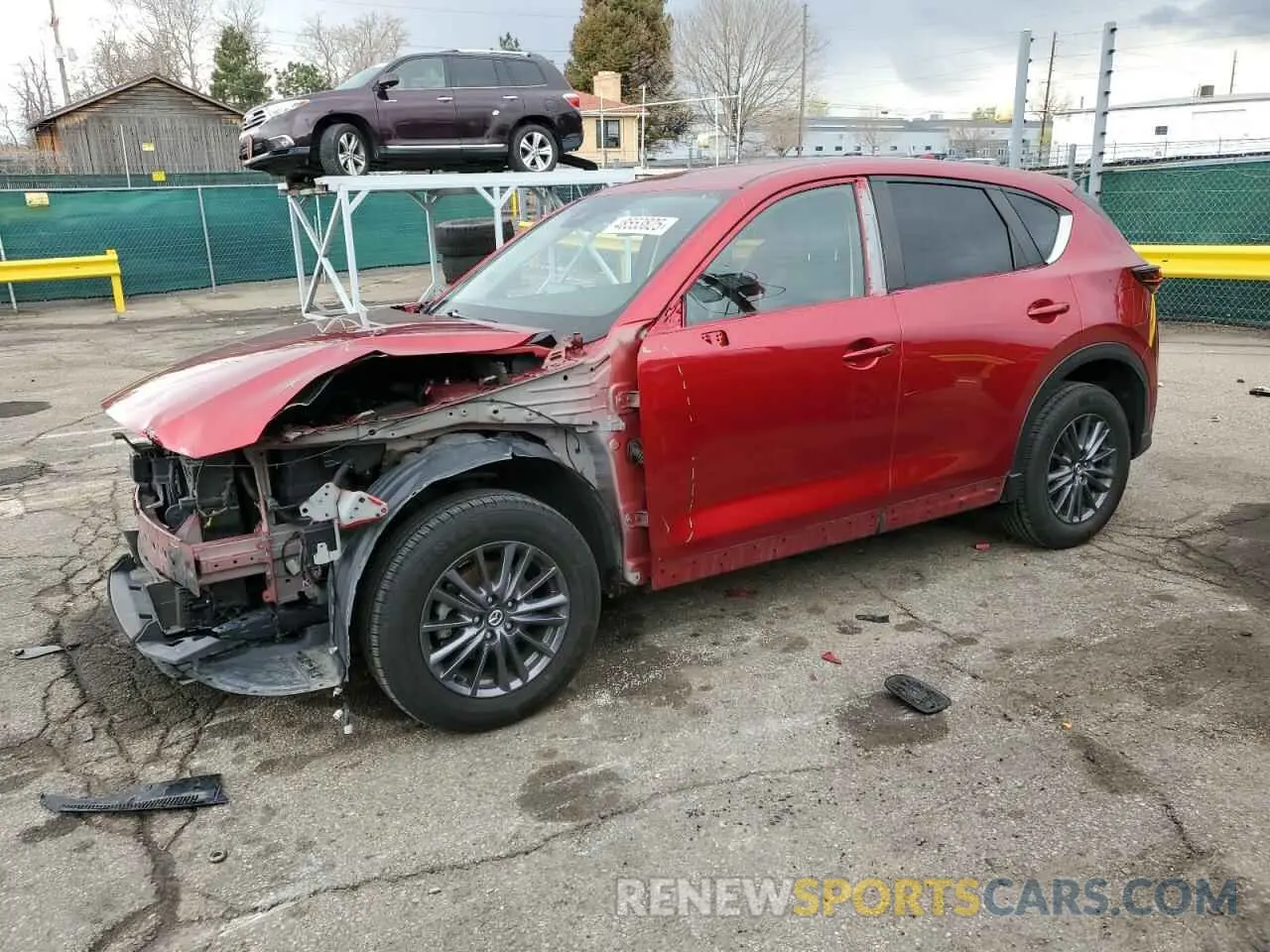 1 Фотография поврежденного автомобиля JM3KFBCM0M0448544 MAZDA CX-5 2021