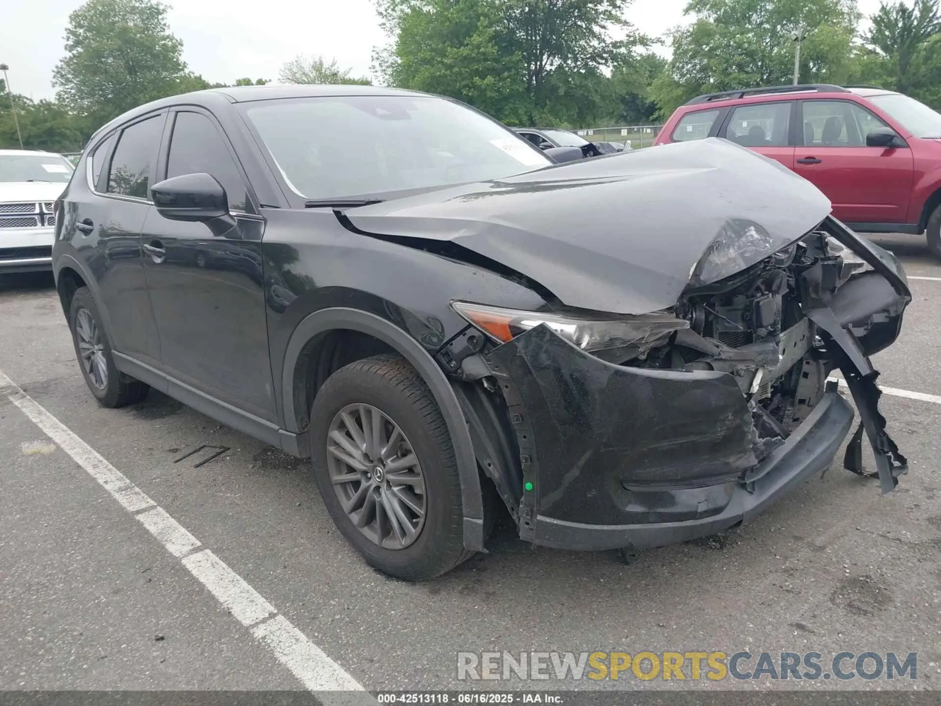 1 Фотография поврежденного автомобиля JM3KFBCM2M1313074 MAZDA CX-5 2021