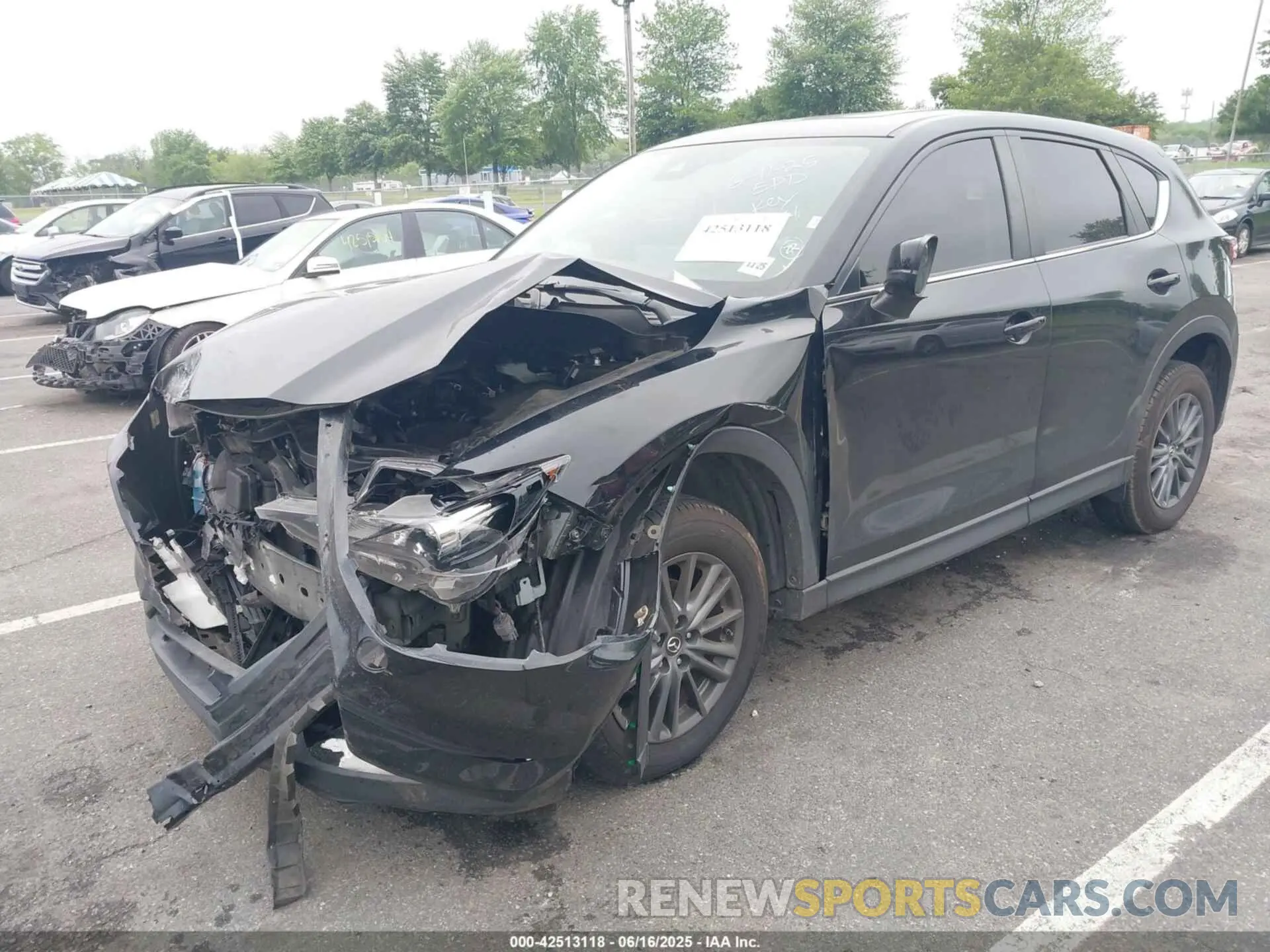 2 Фотография поврежденного автомобиля JM3KFBCM2M1313074 MAZDA CX-5 2021