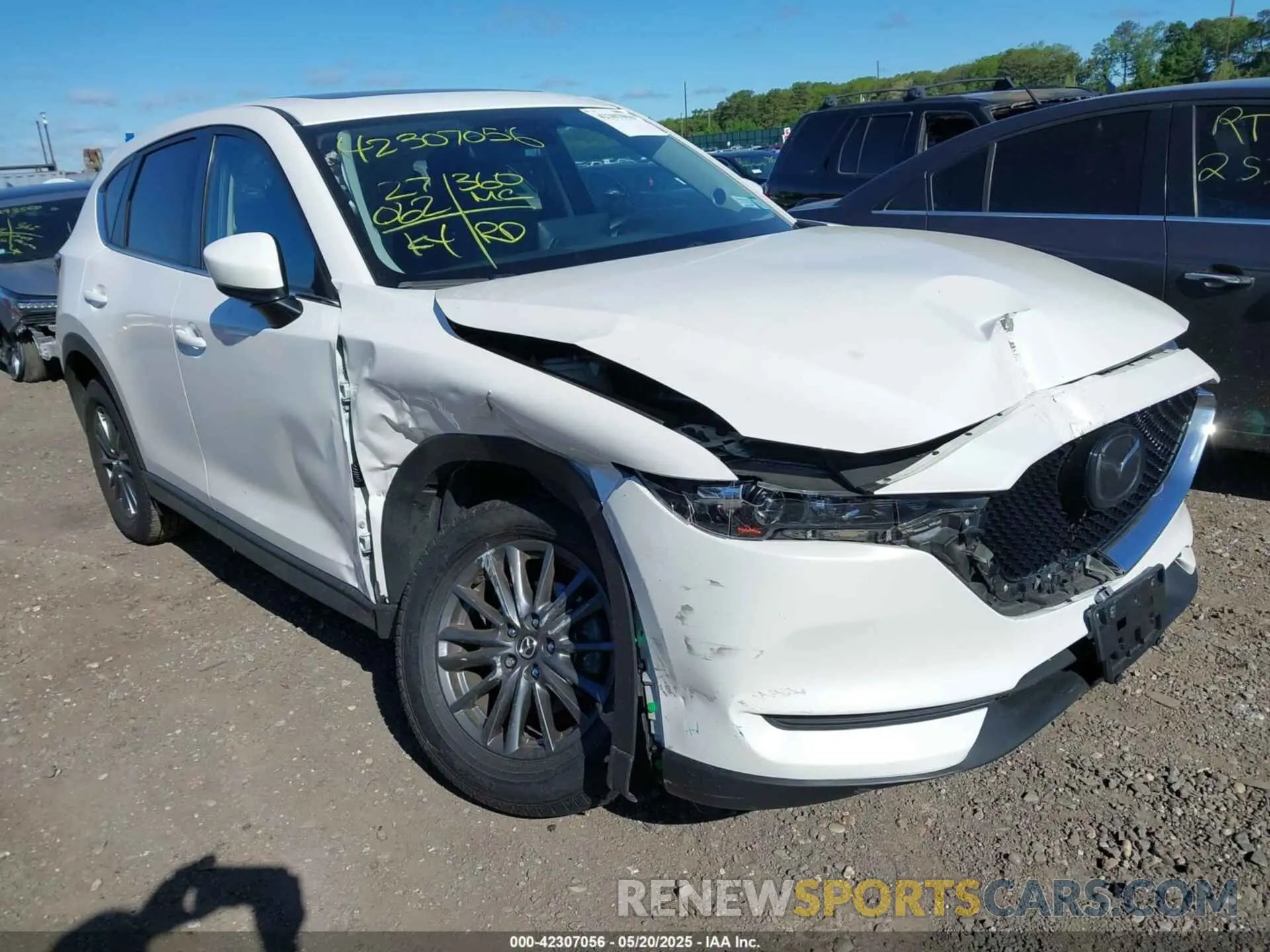 6 Photograph of a damaged car JM3KFBCM2M1477201 MAZDA CX-5 2021