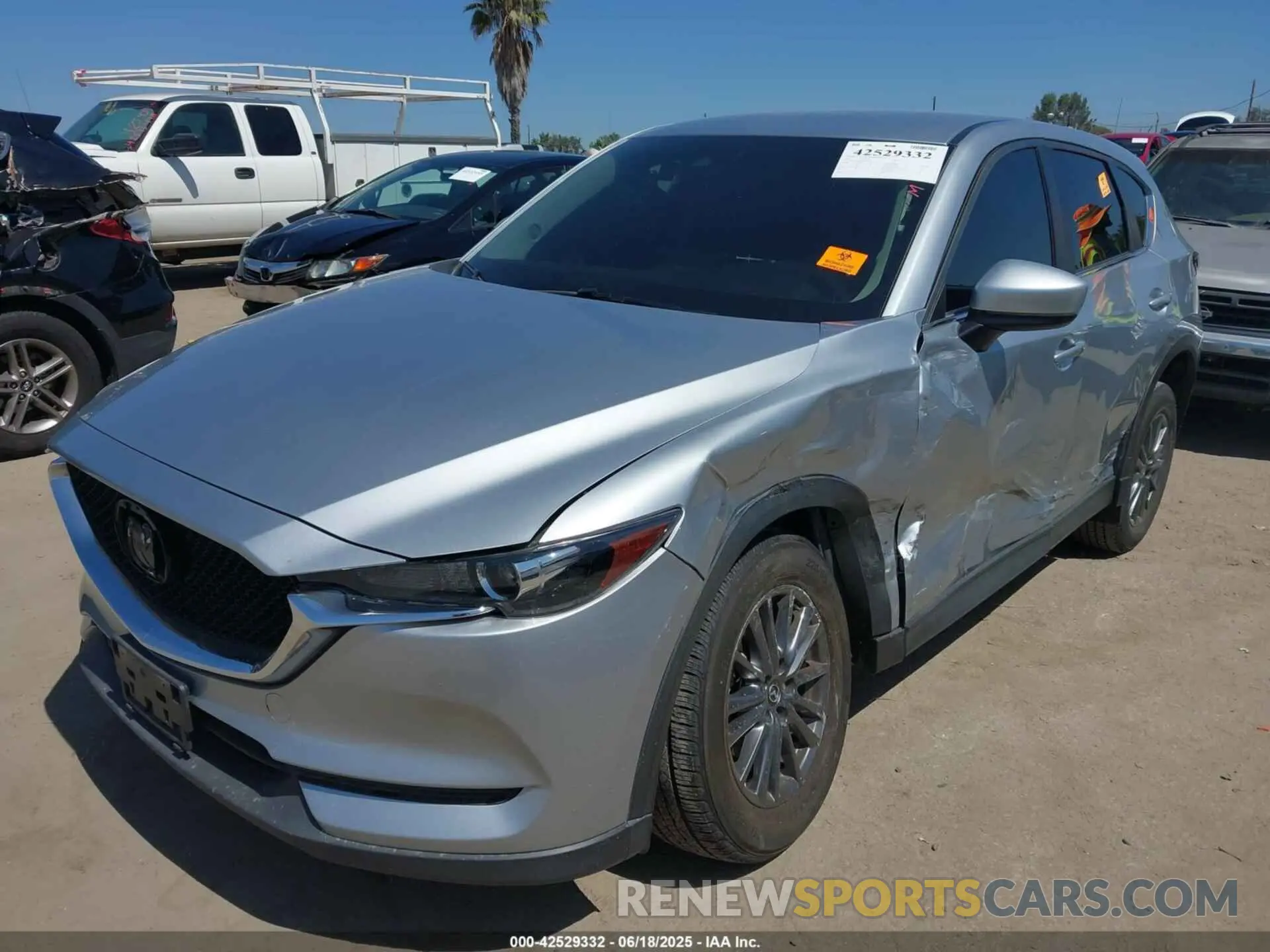 2 Фотография поврежденного автомобиля JM3KFBCM4M0340380 MAZDA CX-5 2021