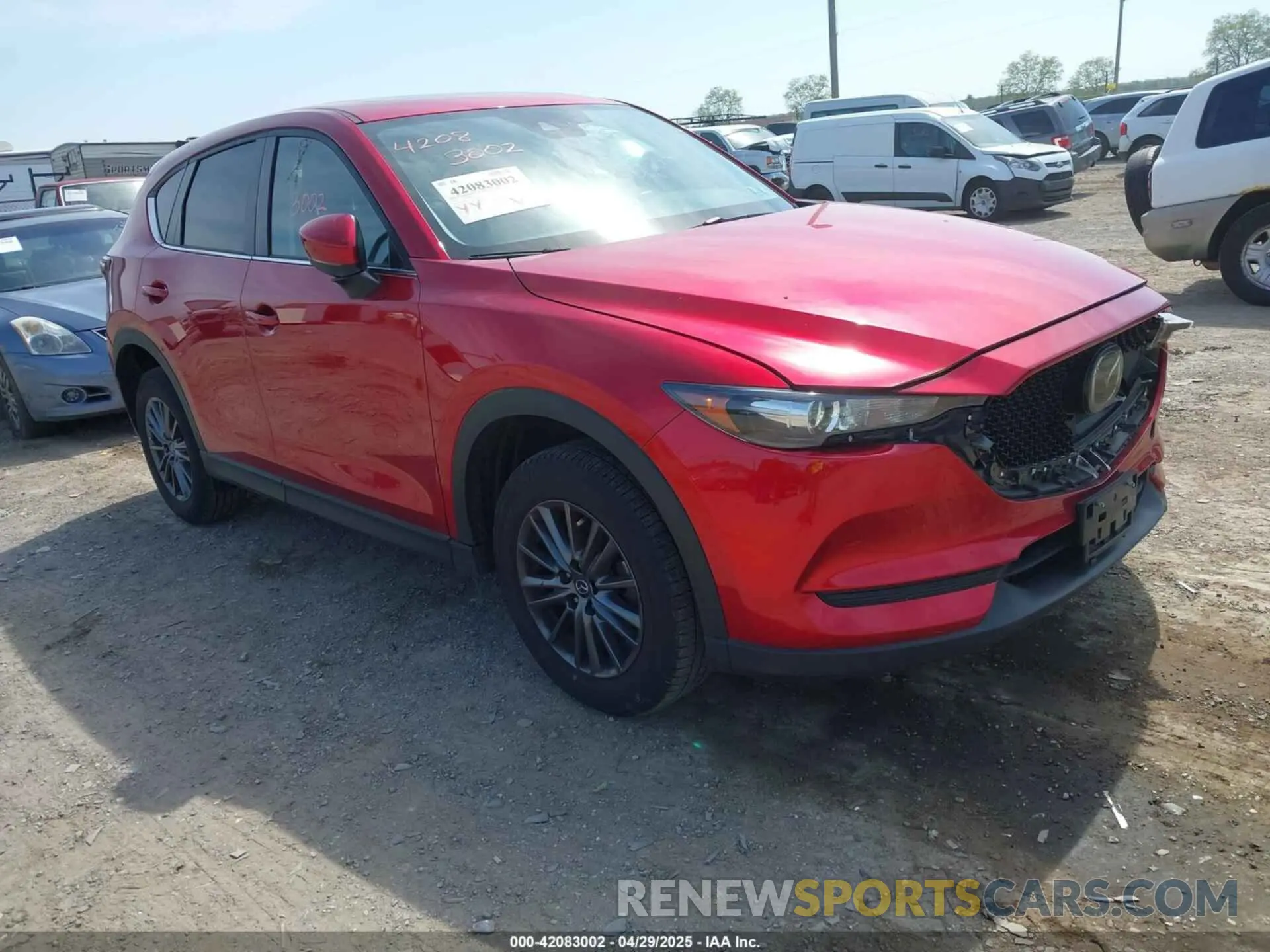 1 Photograph of a damaged car JM3KFBCM7M0438738 MAZDA CX-5 2021