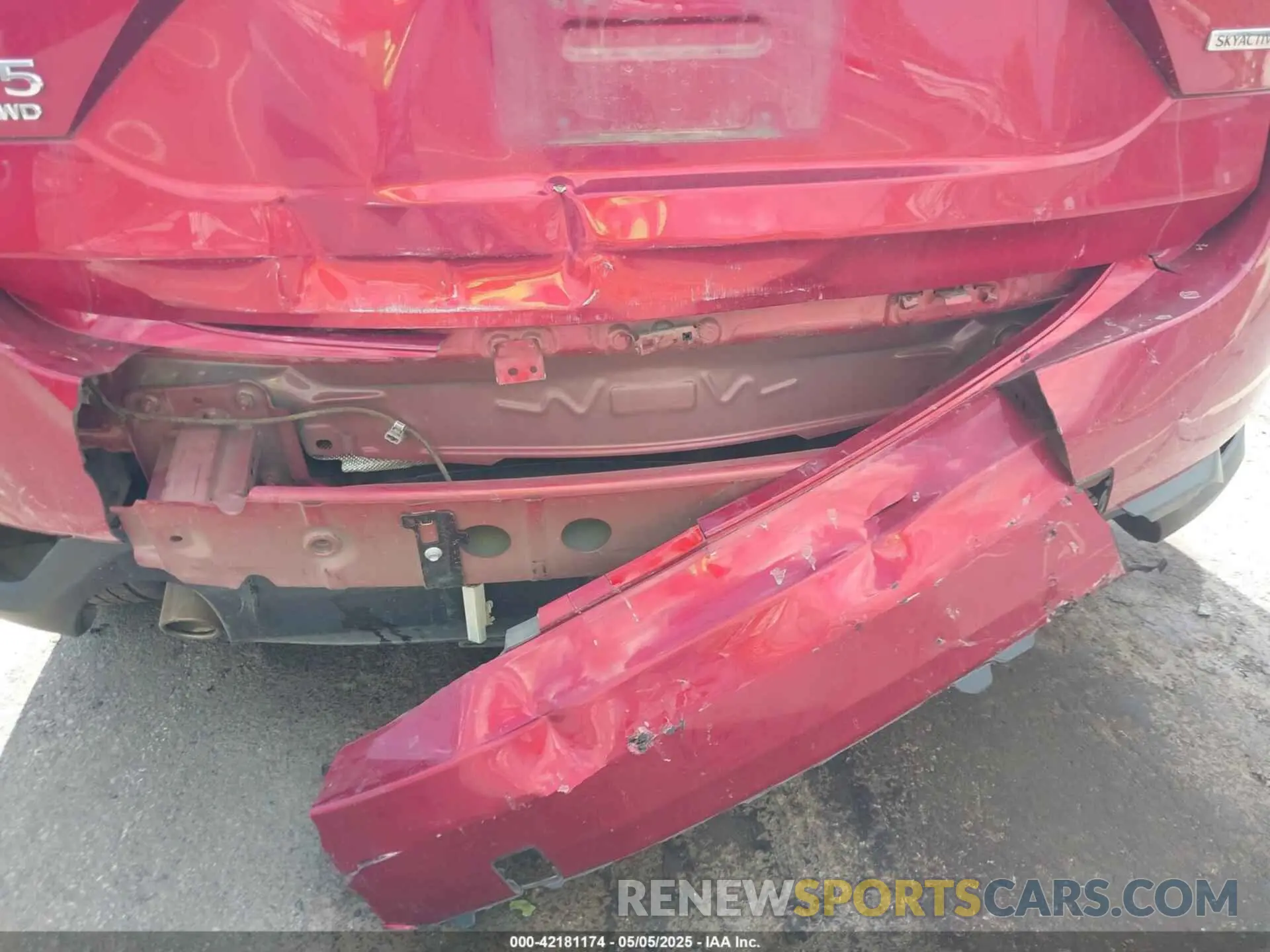 6 Фотография поврежденного автомобиля JM3KFBCM8M0452535 MAZDA CX-5 2021