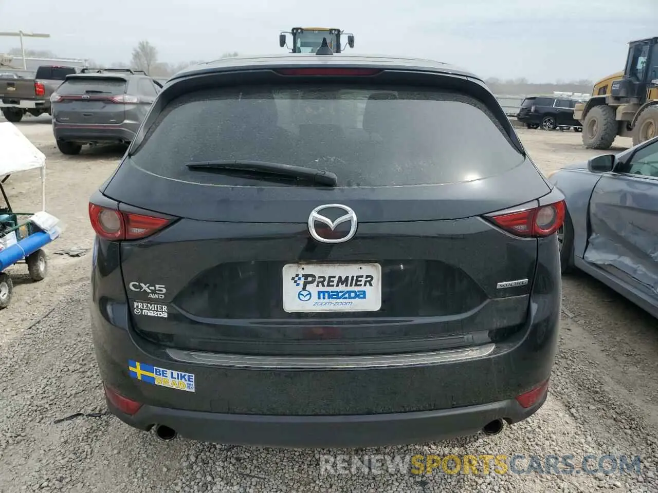 6 Photograph of a damaged car JM3KFBDM6M0401517 MAZDA CX-5 2021