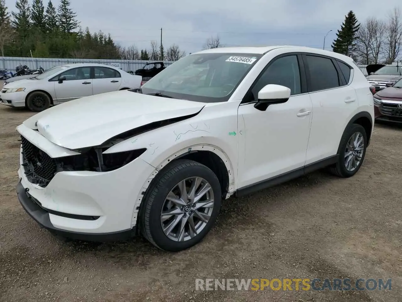 1 Photograph of a damaged car JM3KFBDM7M1122281 MAZDA CX-5 2021