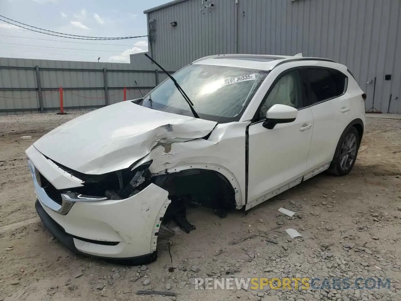 1 Фотография поврежденного автомобиля JM3KFBDM8M1437610 MAZDA CX-5 2021