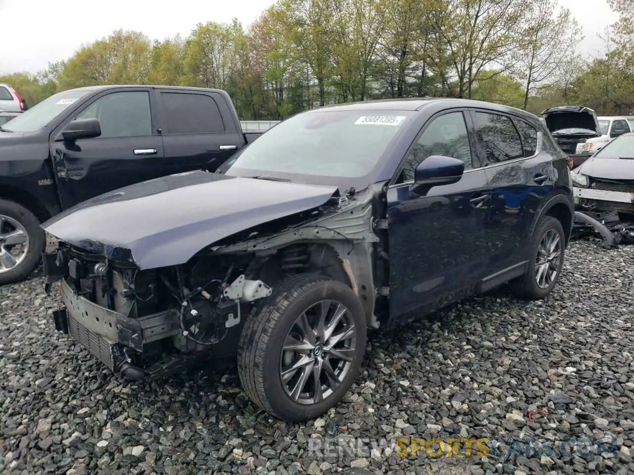 1 Фотография поврежденного автомобиля JM3KFBEY2M0474580 MAZDA CX-5 2021