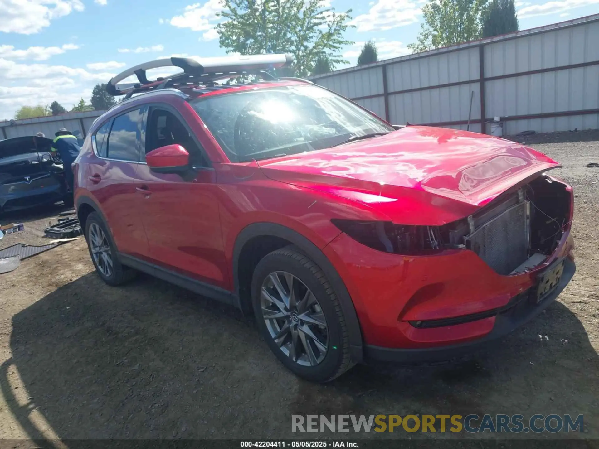1 Photograph of a damaged car JM3KFBEY5M0442075 MAZDA CX-5 2021