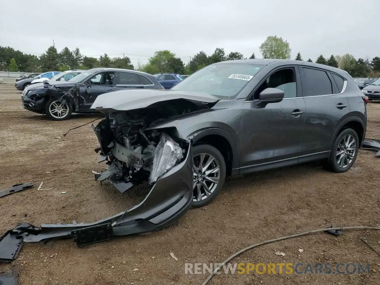 1 Фотография поврежденного автомобиля JM3KFBEY6M0424796 MAZDA CX-5 2021