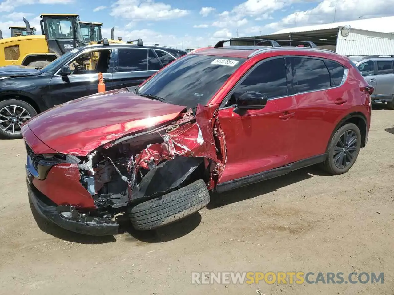 1 Photograph of a damaged car JM3KFBAY5N0567701 MAZDA CX-5 2022