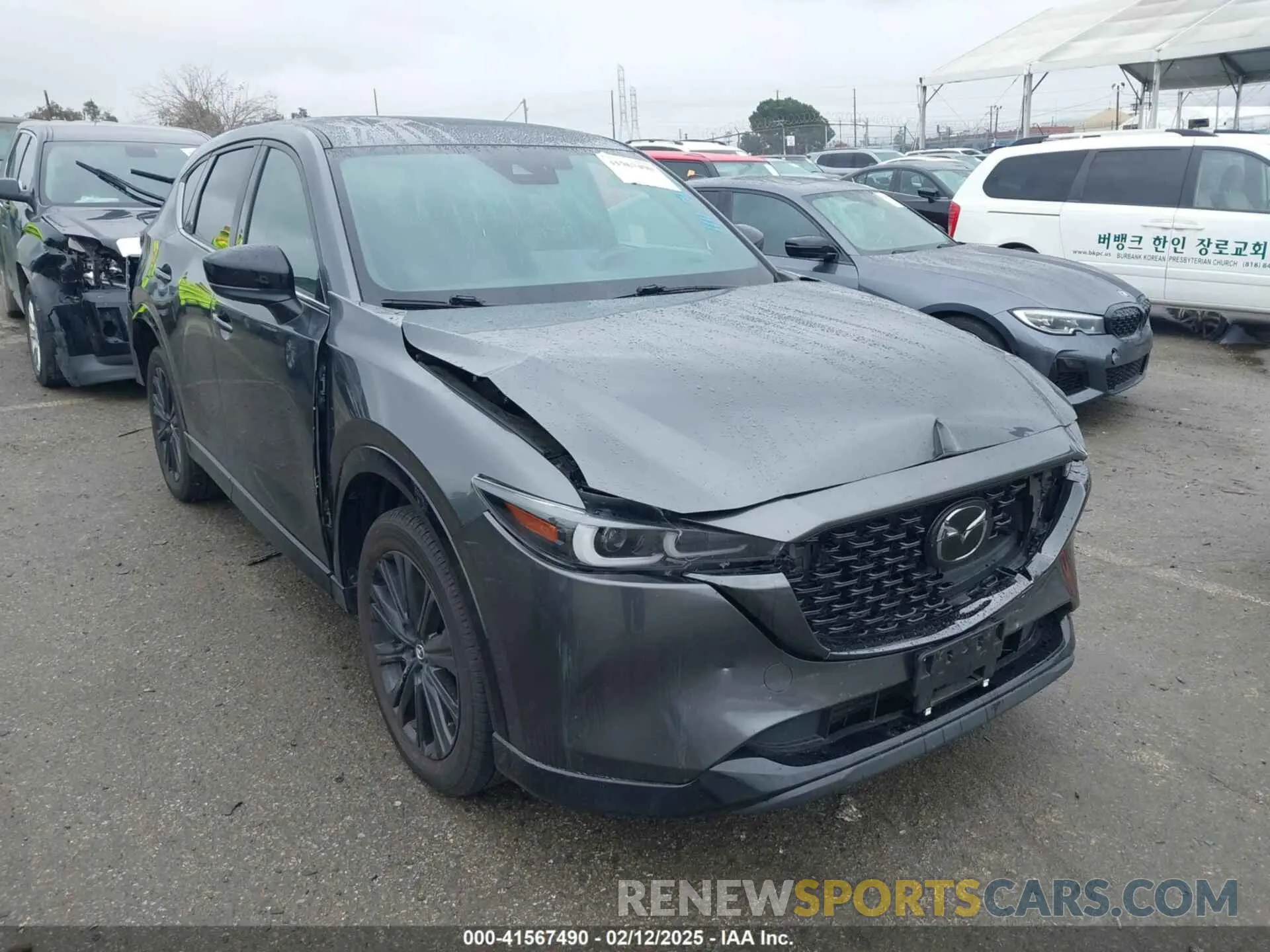 1 Photograph of a damaged car JM3KFBAY8N0647204 MAZDA CX-5 2022
