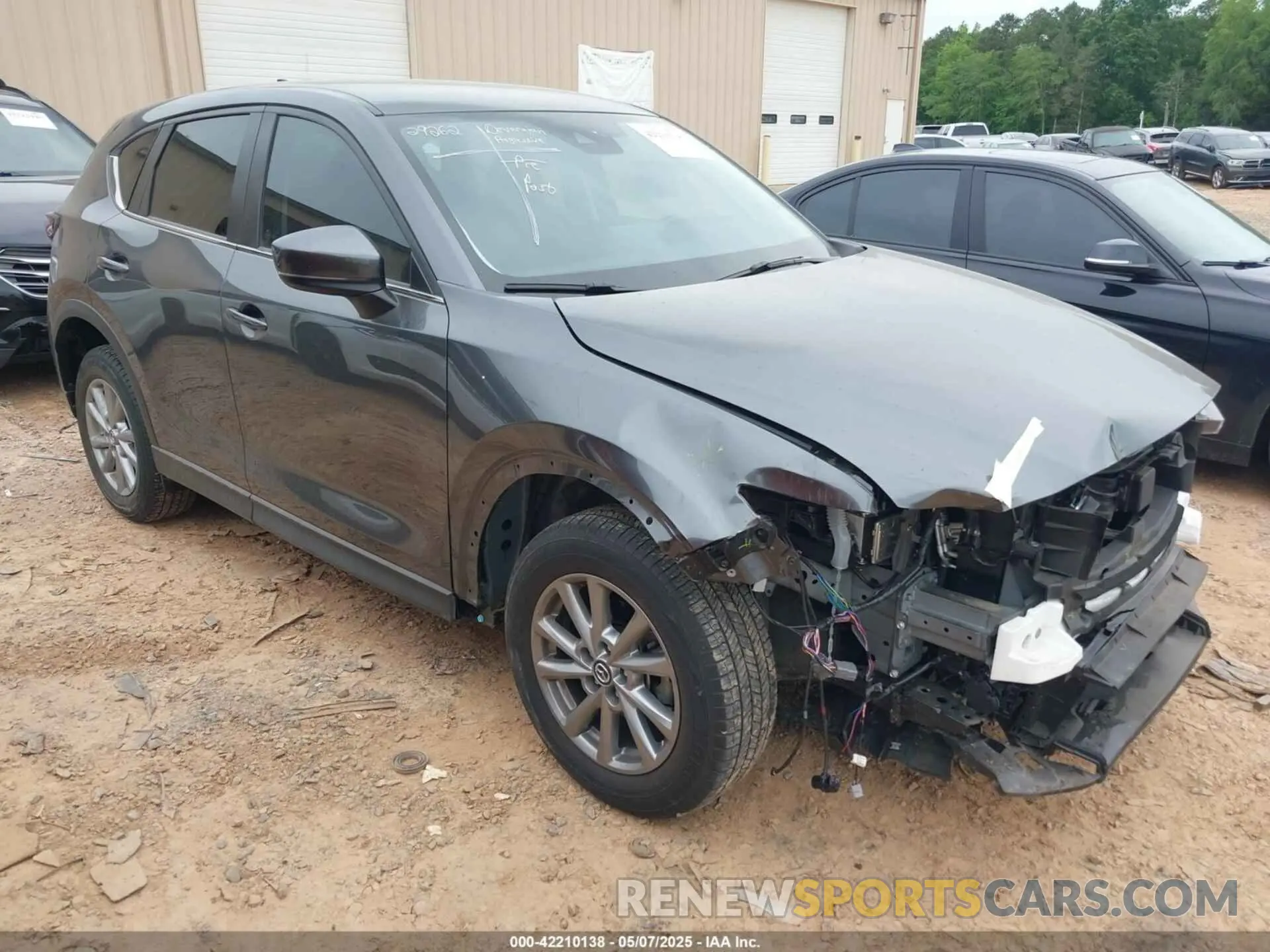 1 Photograph of a damaged car JM3KFBBMXN0634546 MAZDA CX-5 2022